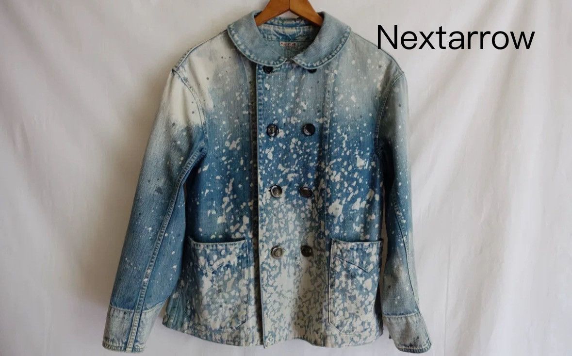 Kapital Kapital Ink Splashed Round Neck Cowboy Coat 2412-Nextarrow Size US S / EU 44-46 / 1 - 1 Thumbnail