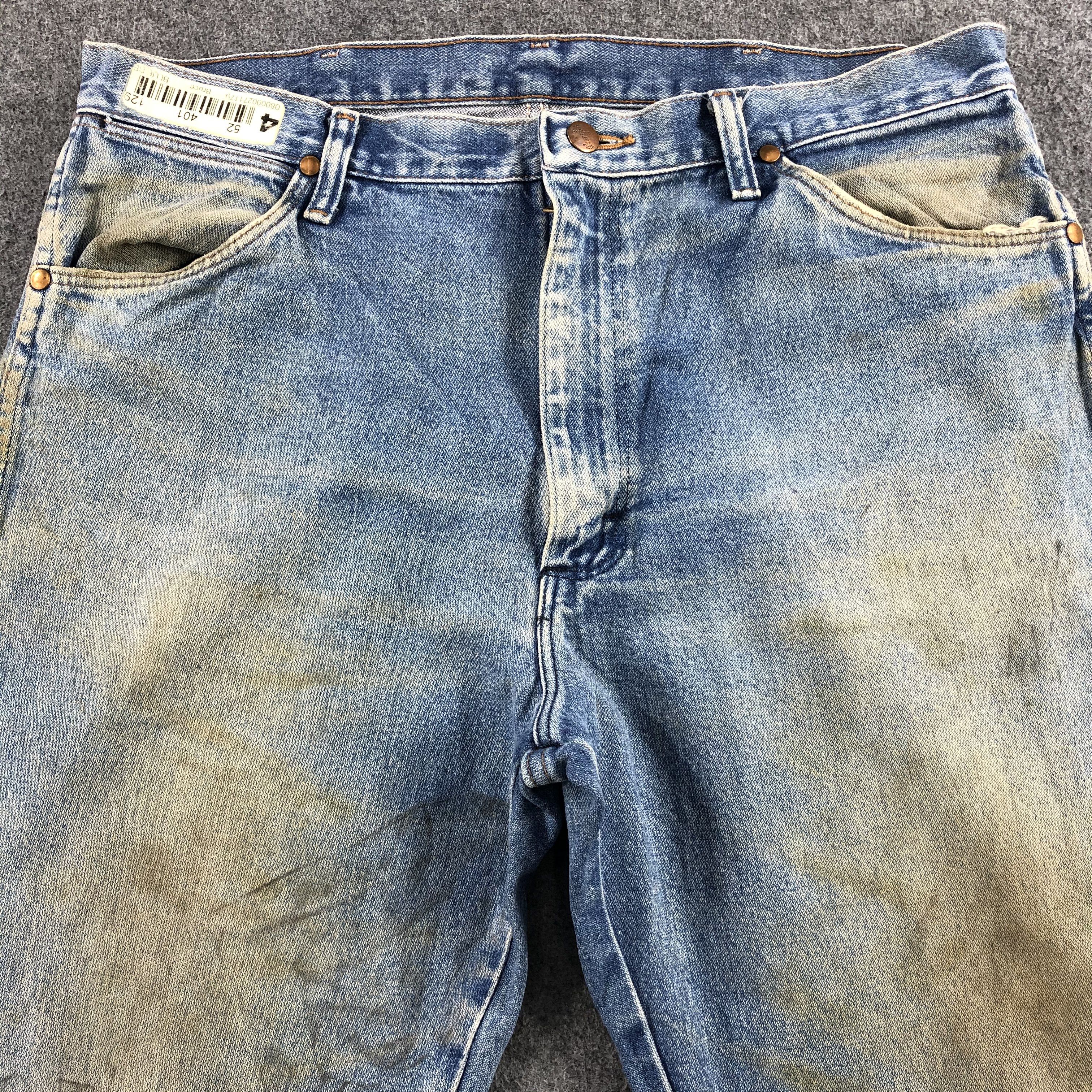 Vintage Vintage Blue Wash Wrangler Jeans-J1543 Size US 36 / EU 52 - 3 Thumbnail