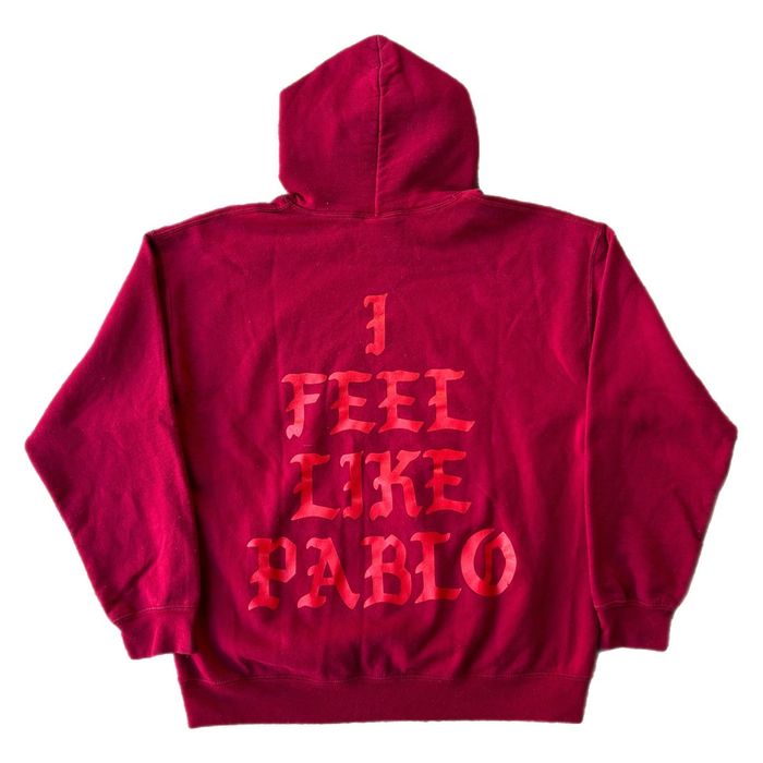 I feel like pablo best sale red hoodie