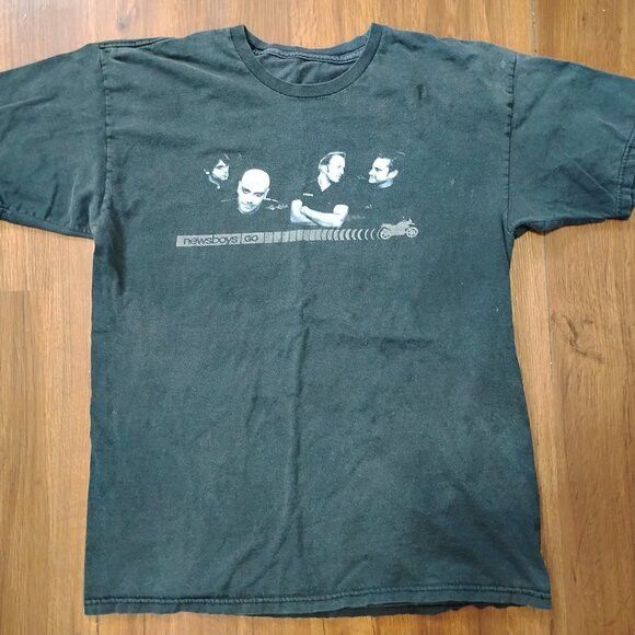 Band Tees Vintage Newsboys Go Tour T-Shirt Size US L / EU 52-54 / 3 - 2 Thumbnail