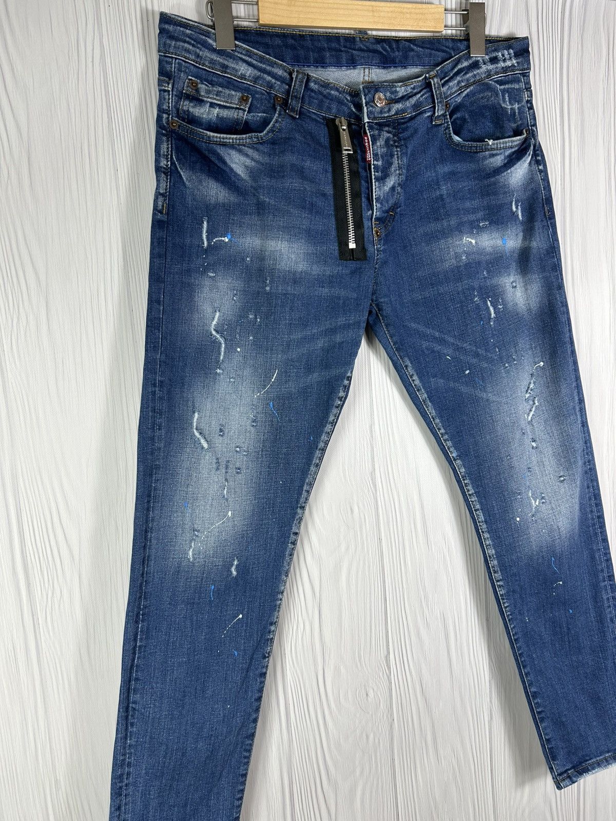 Dsquared2 Dsquared2 Milano Italy Distressed Denim Jeans Pants Size 52 Size US 36 / EU 52 - 3 Thumbnail