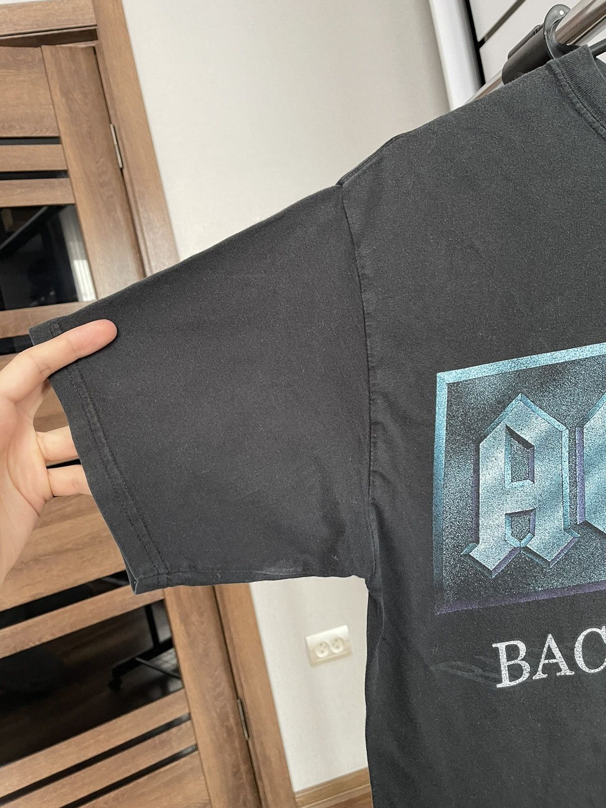 Band Tees 1996 AC/DC Back In Black Vintage Tour T-Shirt Tee Size US M / EU 48-50 / 2 - 10 Thumbnail