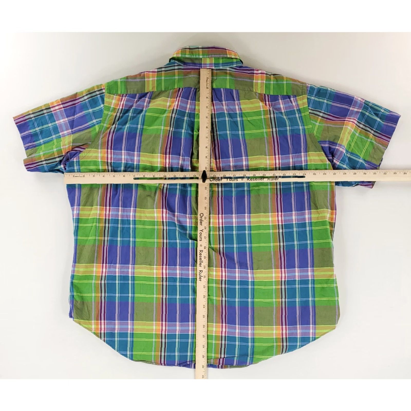 Ralph Lauren Ralph Lauren Shirt Madras Button Down Short Sleeve Classic Fit Plaid Mens XXL Multicolor Size US XXL / EU 58 / 5 - 7 Thumbnail