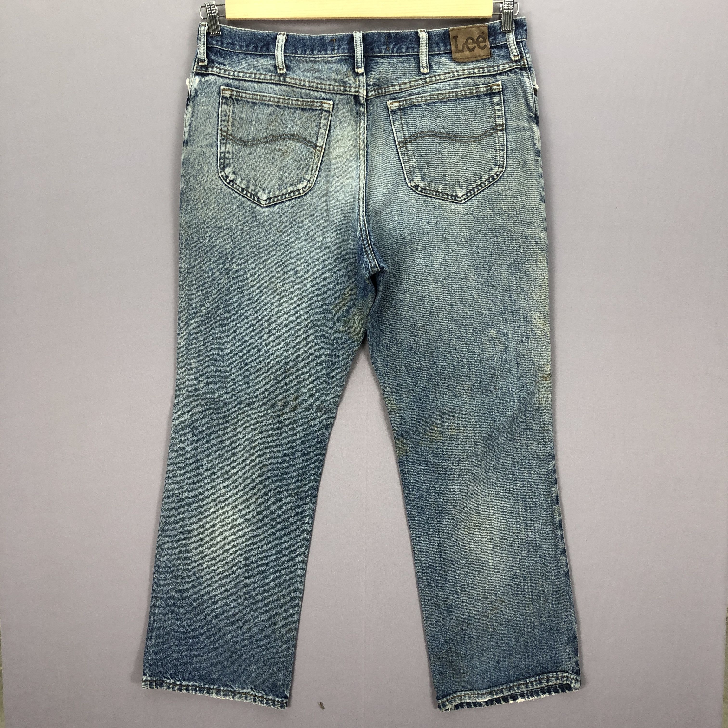 Lee Vintage Y2K Lee Stonewash Jeans Lee Cowboys Faded Denim Size US 38 / EU 54 - 2 Thumbnail