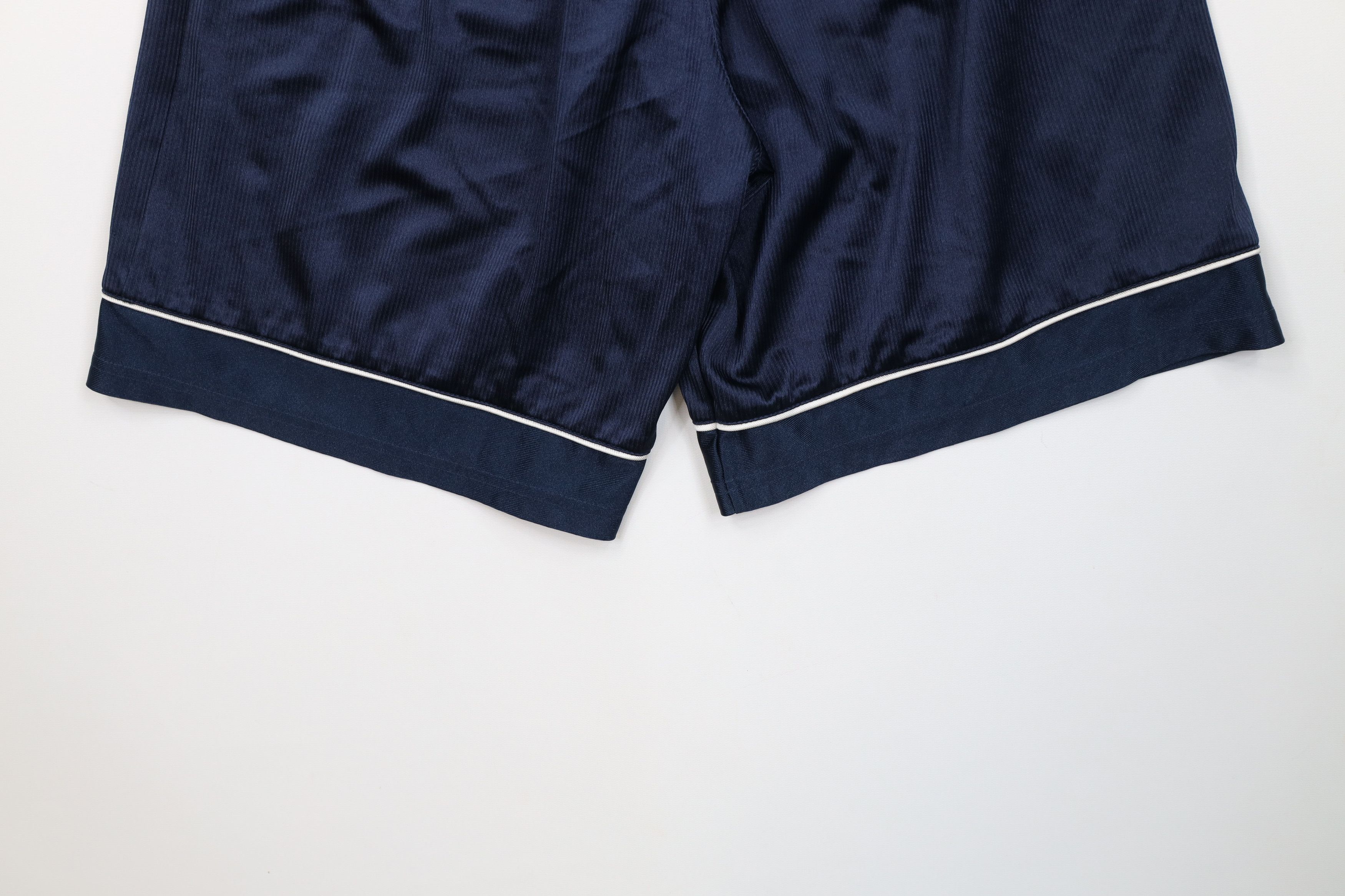 Nike Vintage 90s Y2K Nike Mini Swoosh Above Knee Shorts Blue Size US 32 / EU 48 - 10 Thumbnail