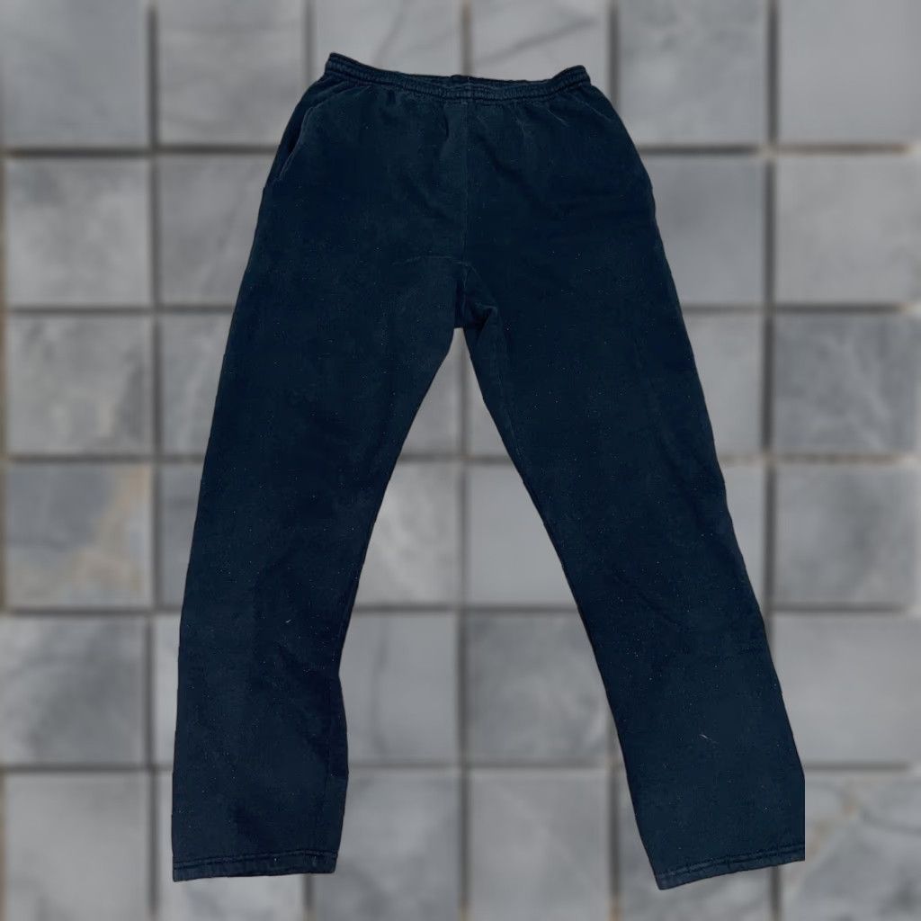 Vintage Russell Athletic Sweatpants Men XL Black Athletic Regular Elastic Waist Sports Activewear Pants Size US 36 / EU 52 - 1 Thumbnail