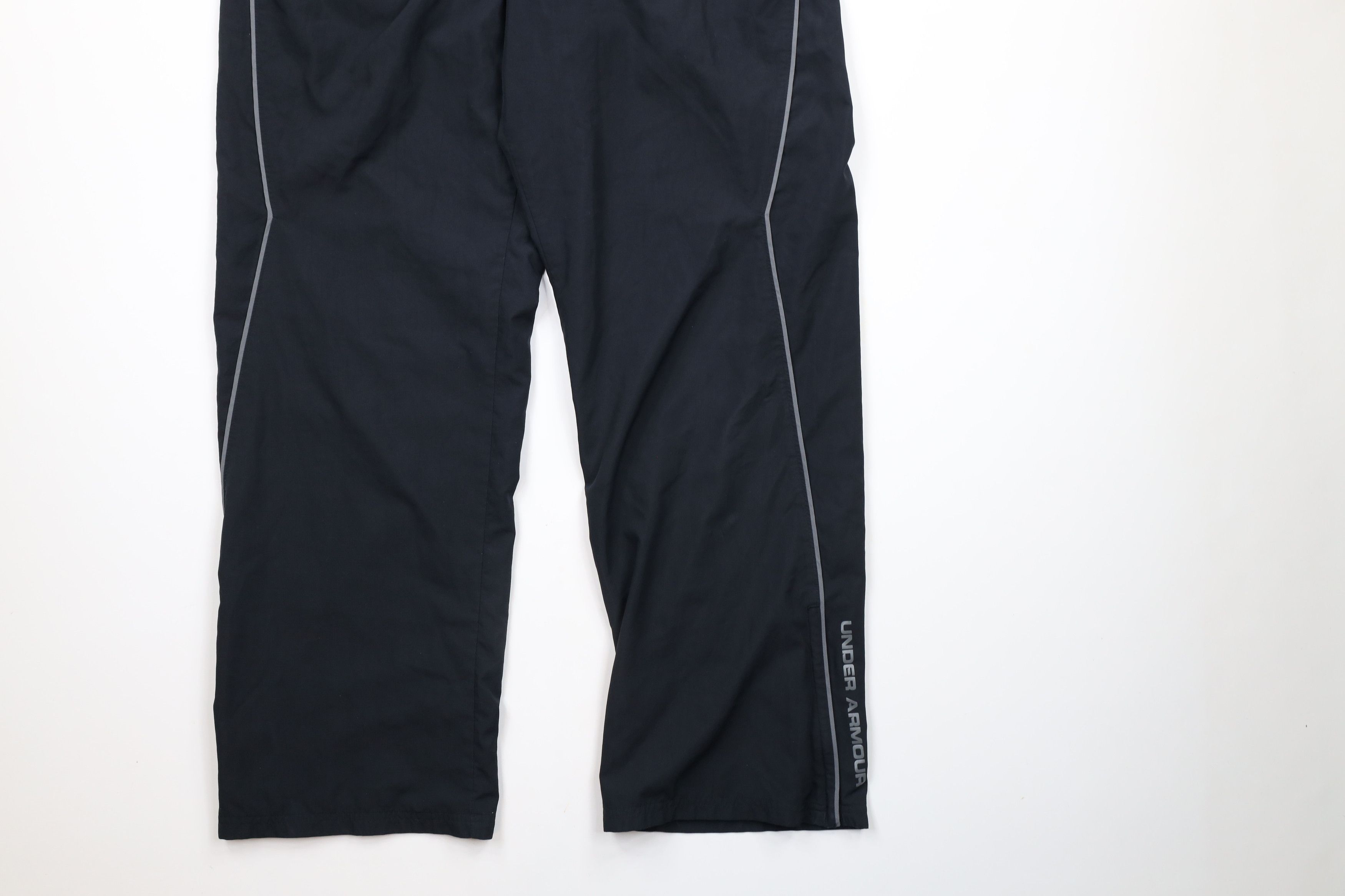 Under Armour × Vintage Under Armour Out Lined Wide Leg Training Gym Pants Black Size US 36 / EU 52 - 4 Thumbnail