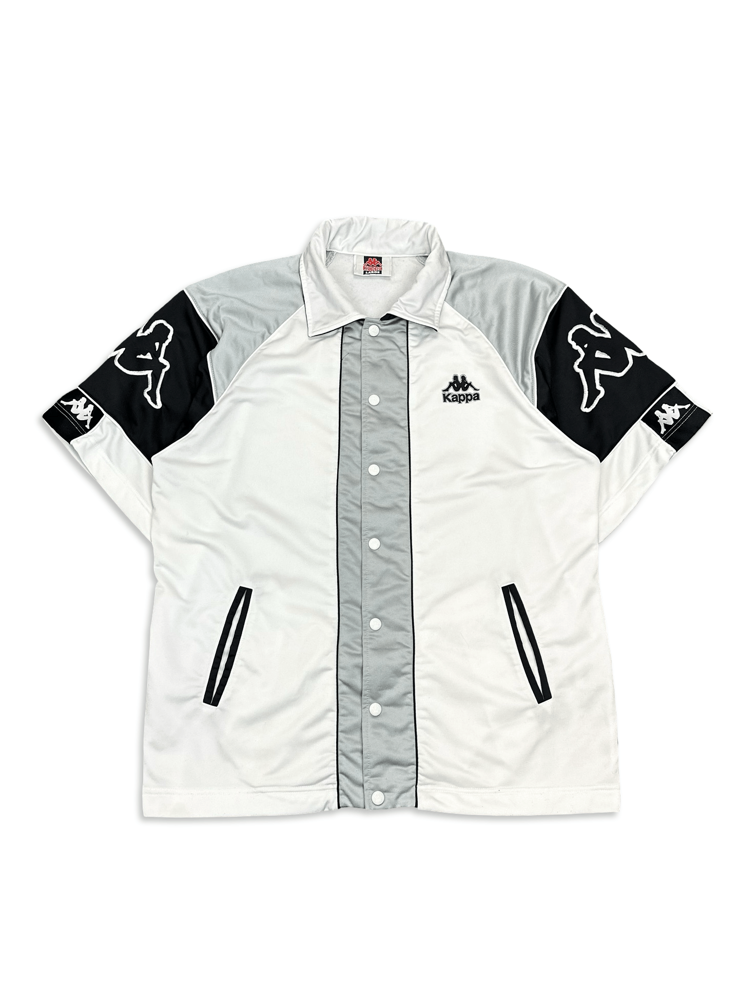 Kappa Bowling big logo vintage buttoned shirt jacket