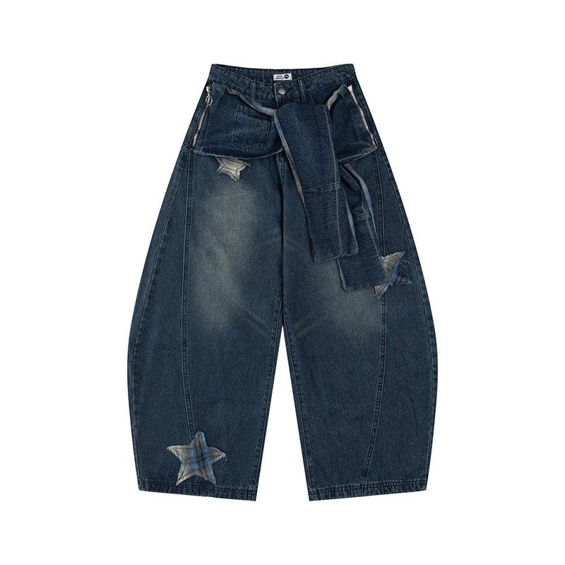 Jean American Retro Hip-Hop Loose-Fit Curved-Leg Jeans Size US 32 / EU 48 - 1 Thumbnail