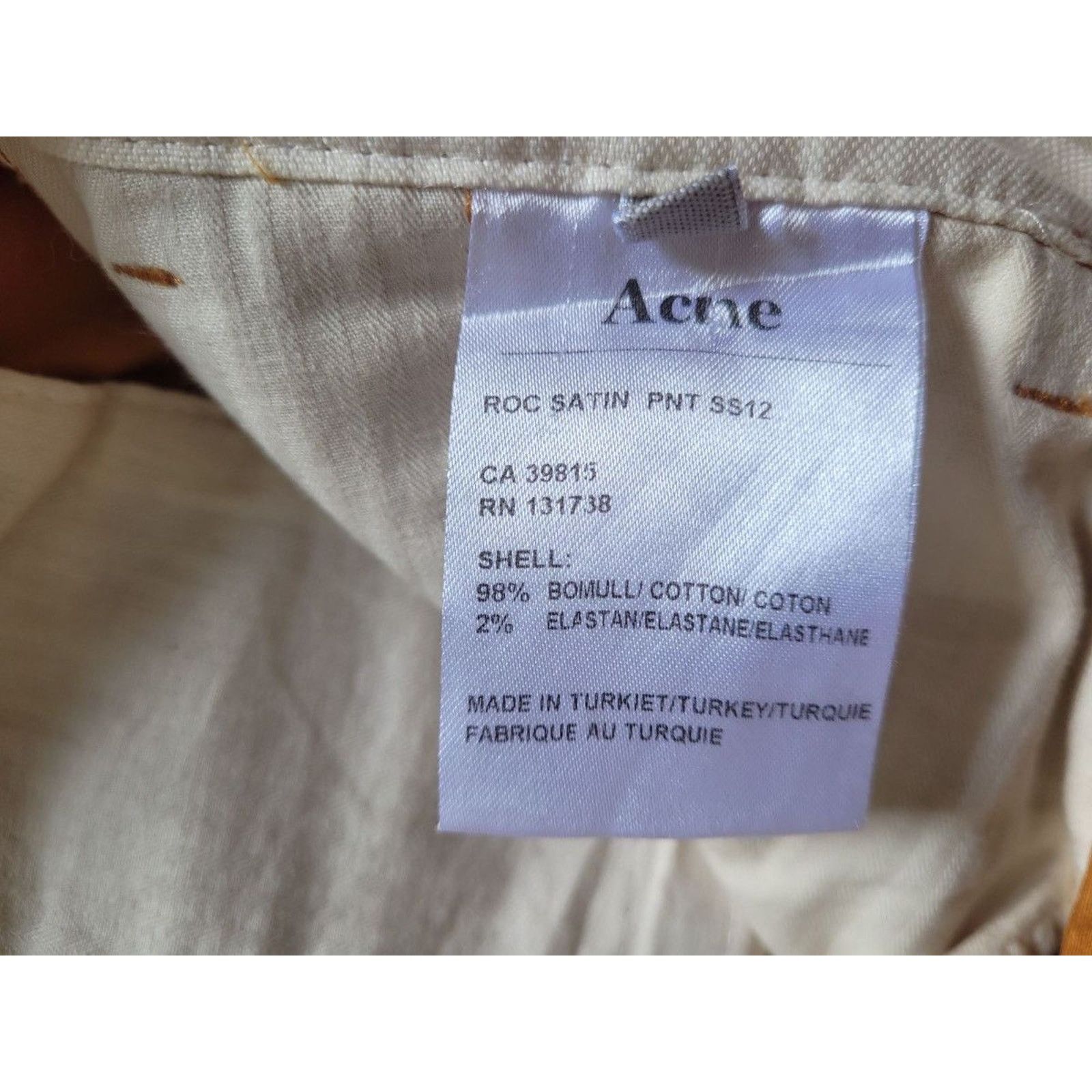 Acne Studios Vintage Acne ROC SATIN SS12 pants Size US 34 / EU 50 - 5 Thumbnail