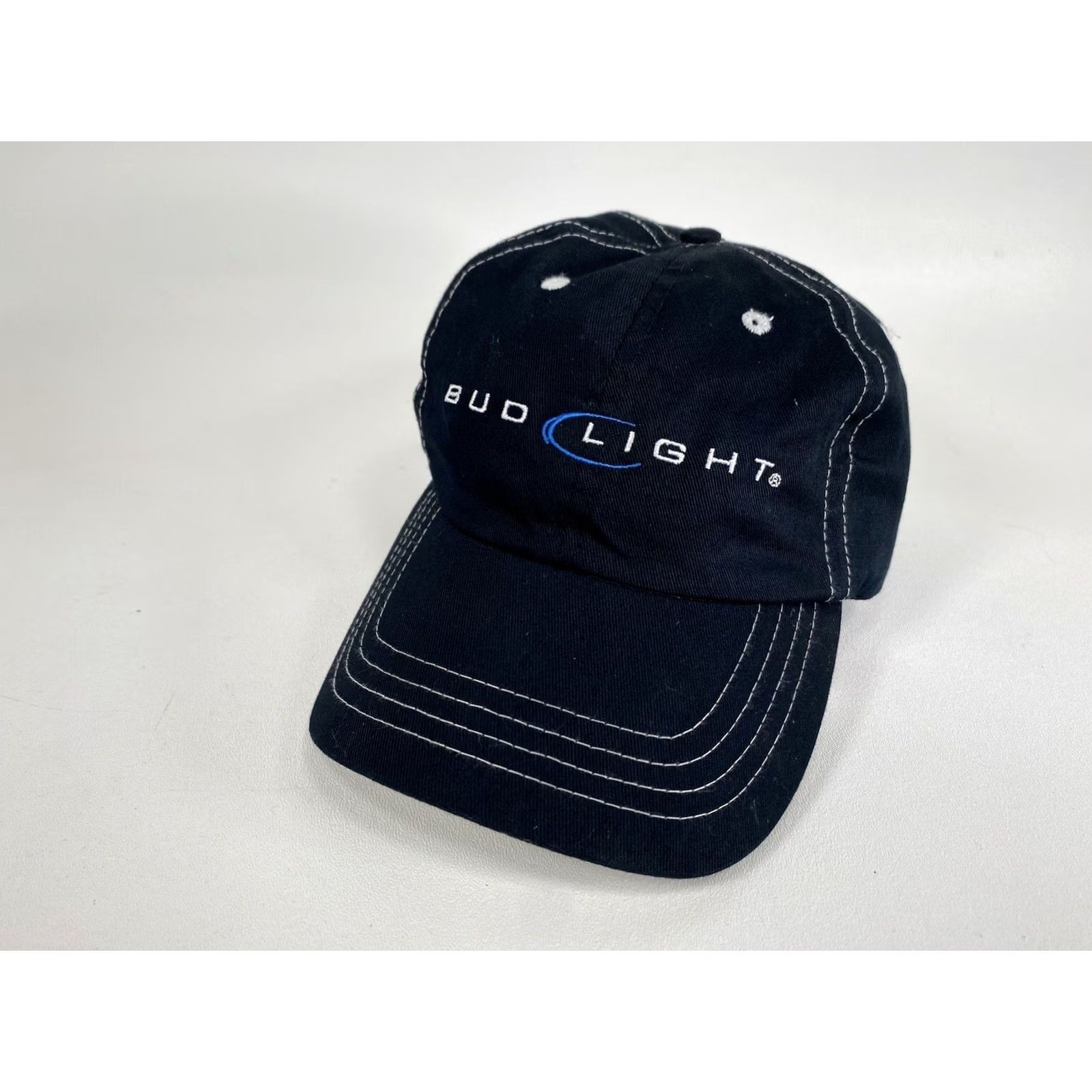 Vintage BUD LIGHT Baseball Cap Hat Unisex Adults One Size Adjustable Embroidered 2006 Logo Black Men’s/Womens Size ONE SIZE - 2 Thumbnail