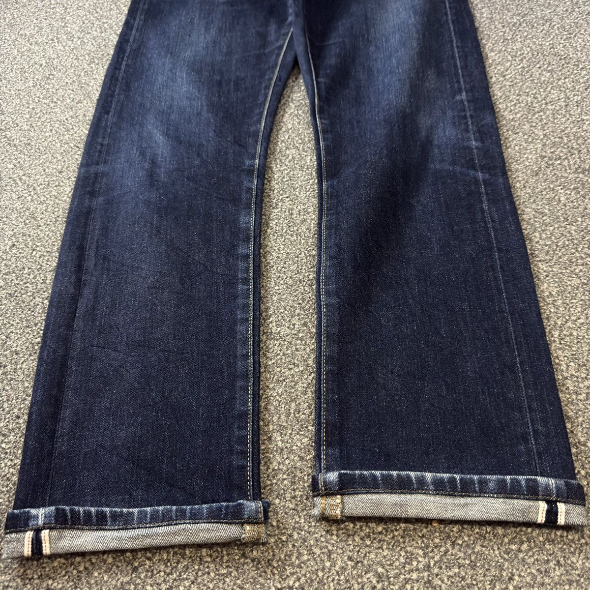 Undercover × Uniqlo 🔥🇯🇵 Japanese Raw Denim Uniqlo Indigo Selvedge Archive Jeans Size US 32 / EU 48 - 7 Thumbnail