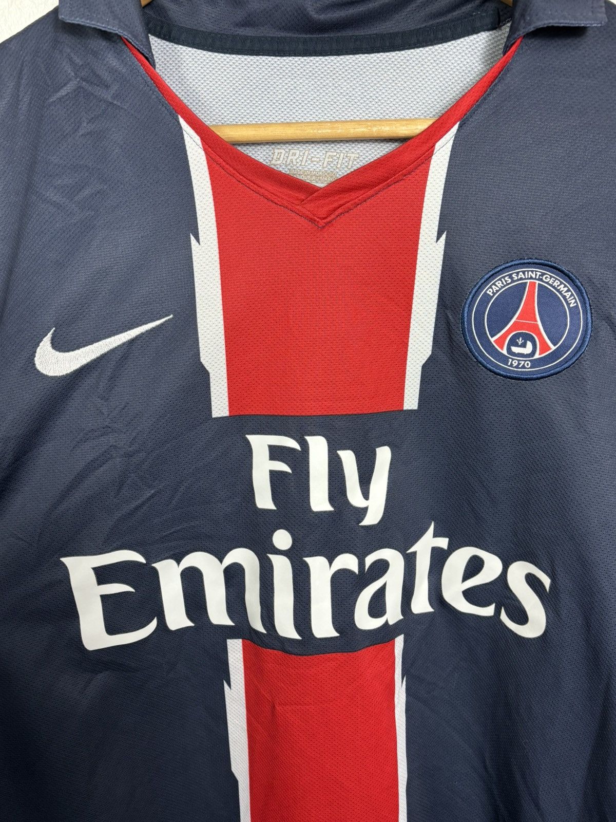 Nike PSG PARIS SAINT GERMAIN 2010/2011 HOME FOOTBALL JERSEY Size US L / EU 52-54 / 3 - 7 Thumbnail