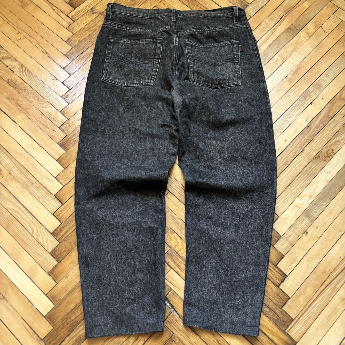 Vintage Vintage Leather Western Denim Black Jeans ERD Punk Grunge Size US 34 / EU 50 - 2 Thumbnail