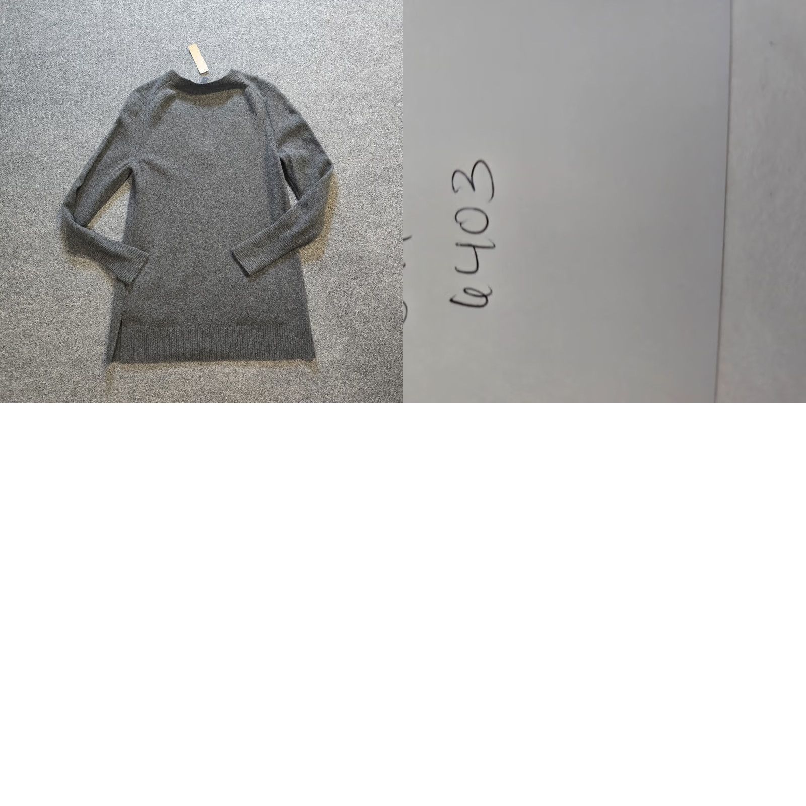 J.Crew J.CREW Sweater Top Womens Small Gray Alpaca Wool Tunic Pocket Long Sleeve Casual Size S / US 4 / IT 40 - 8 Thumbnail