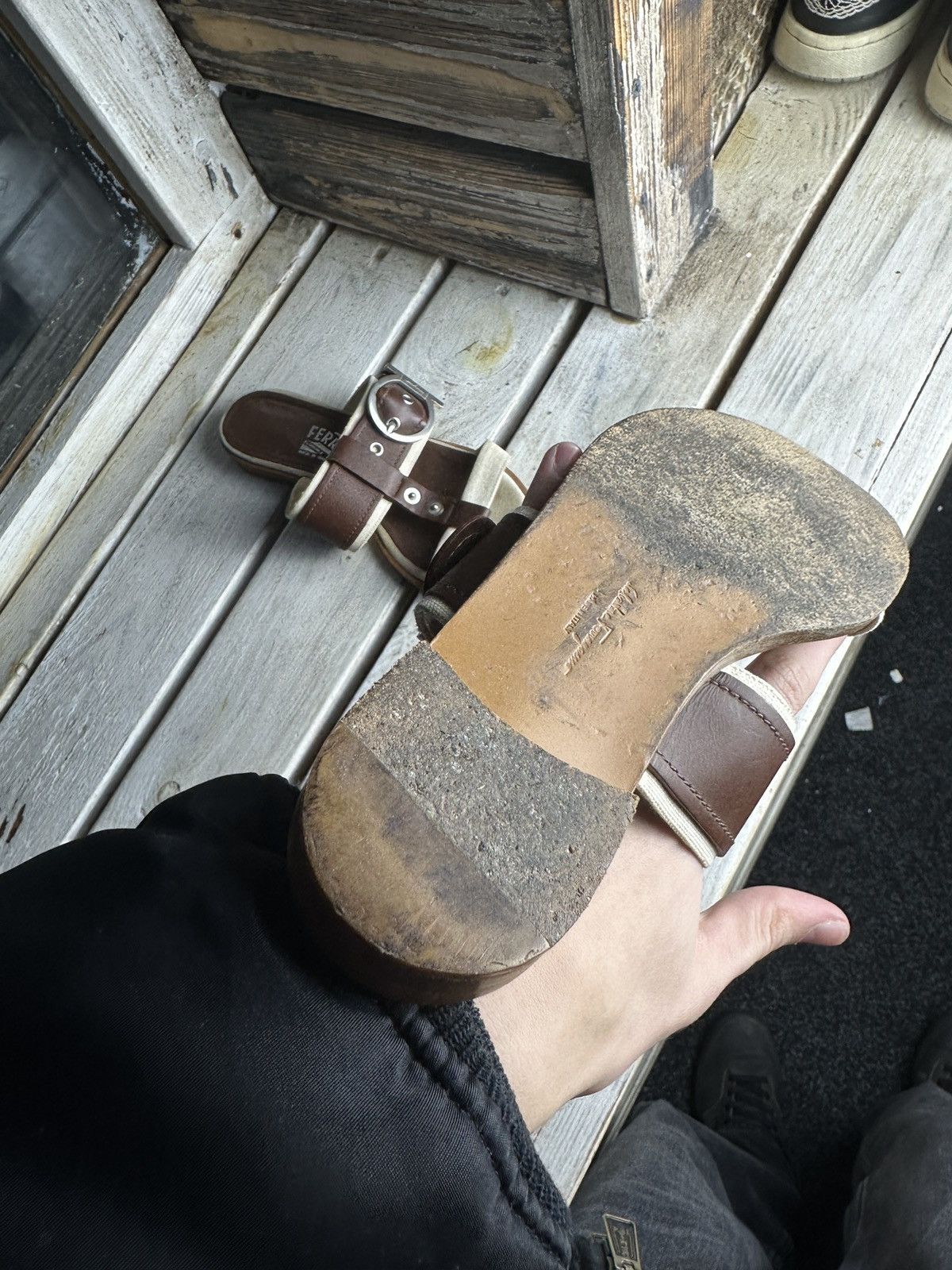 Salvatore Ferragamo RARE❗️Salvatore Ferragamo Women Shoes slides sandals Size US 7 / IT 37 - 12 Thumbnail