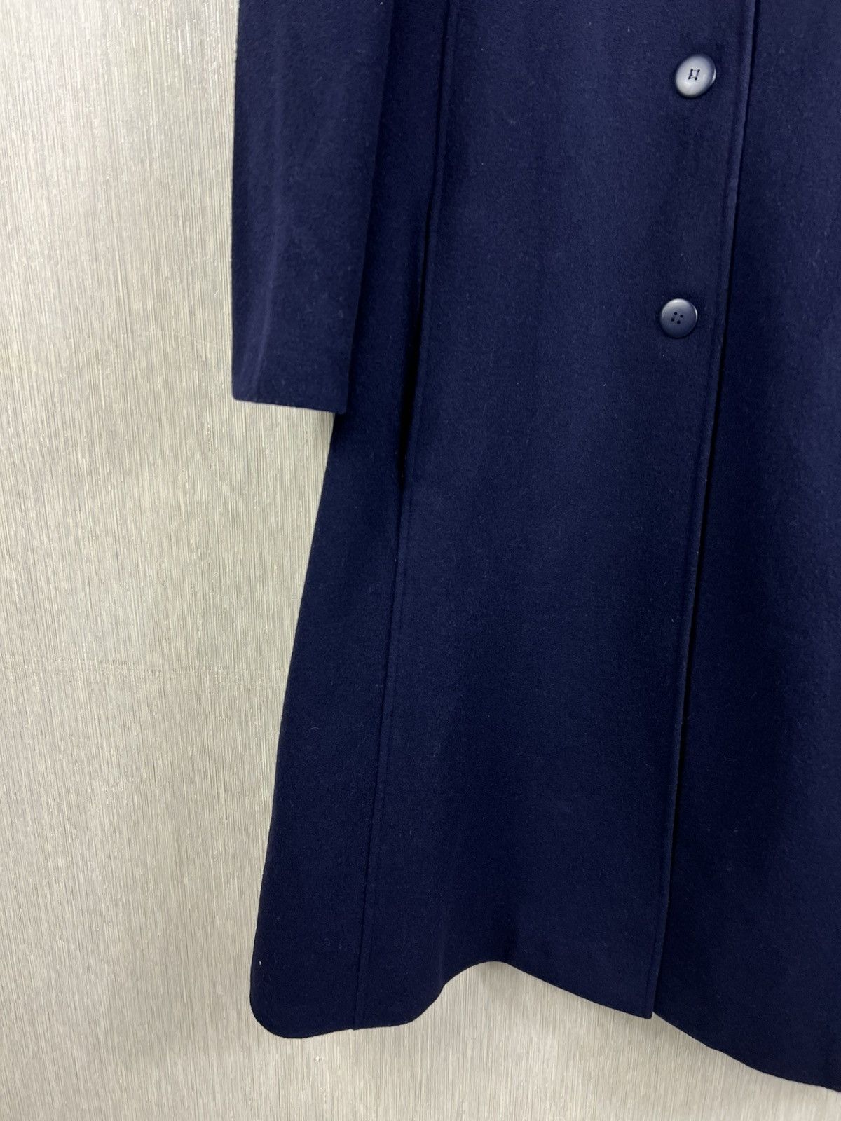 Carven Vintage Carven pour ADP France wool navy archive long coat Size S / US 4 / IT 40 - 7 Thumbnail