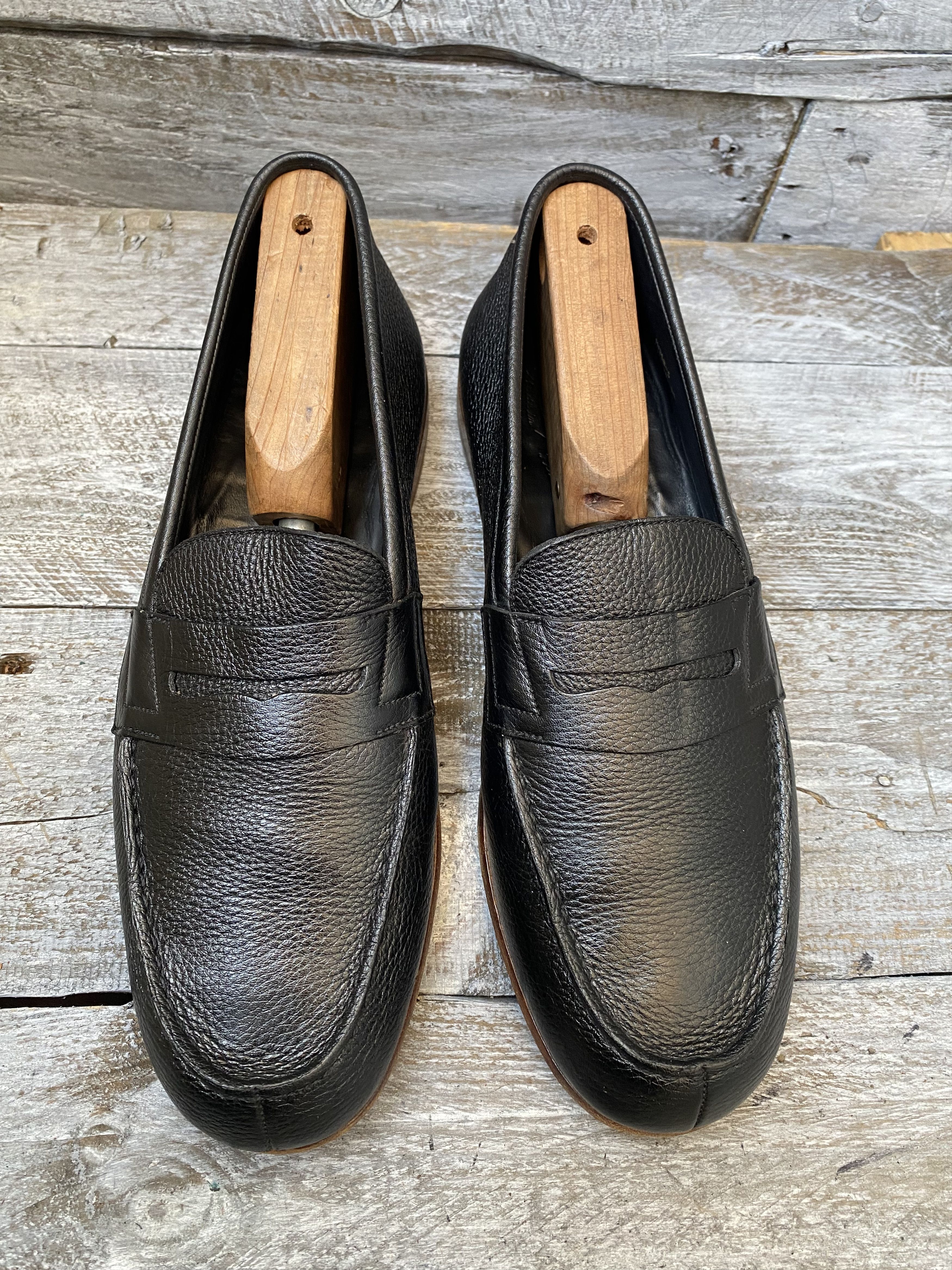 Designer × J.M. Weston Jm weston penny loafers, pebble grain shoes uk7.5 Size US 8.5 / EU 41-42 - 11 Thumbnail