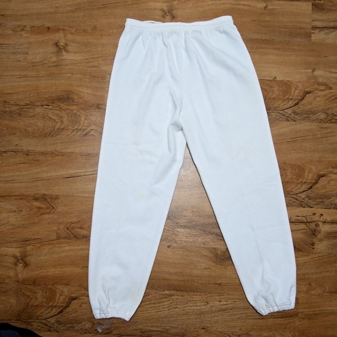 Jerzees Vintage Jerzees Sweatpants Elastic Waist White XL Joggers Size US 36 / EU 52 - 6 Thumbnail