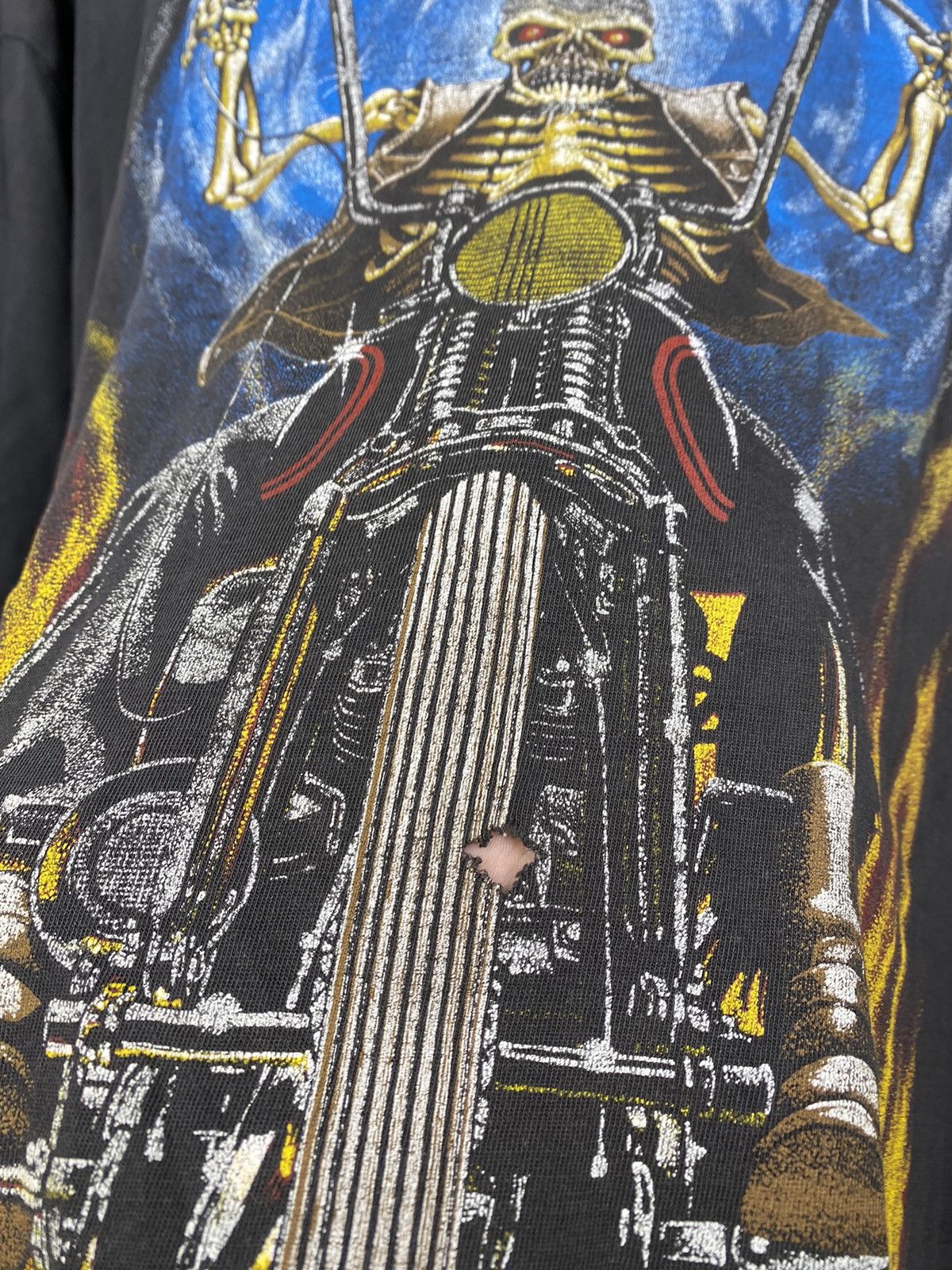 Guns N' Roses Vintage Ghost Rider by ZIP IT London T-shirt ( Size US L / EU 52-54 / 3 - 4 Thumbnail