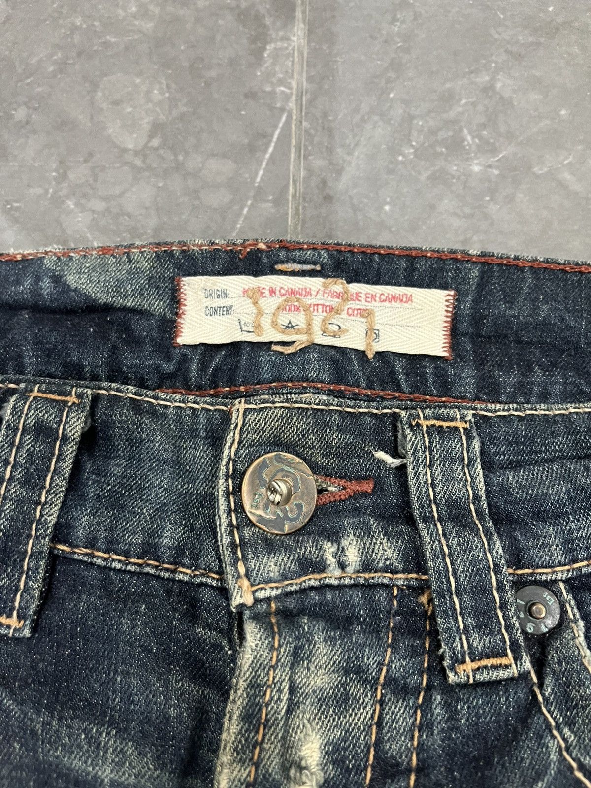 Japanese Brand 1921 flared jeans Size US 29 - 3 Thumbnail