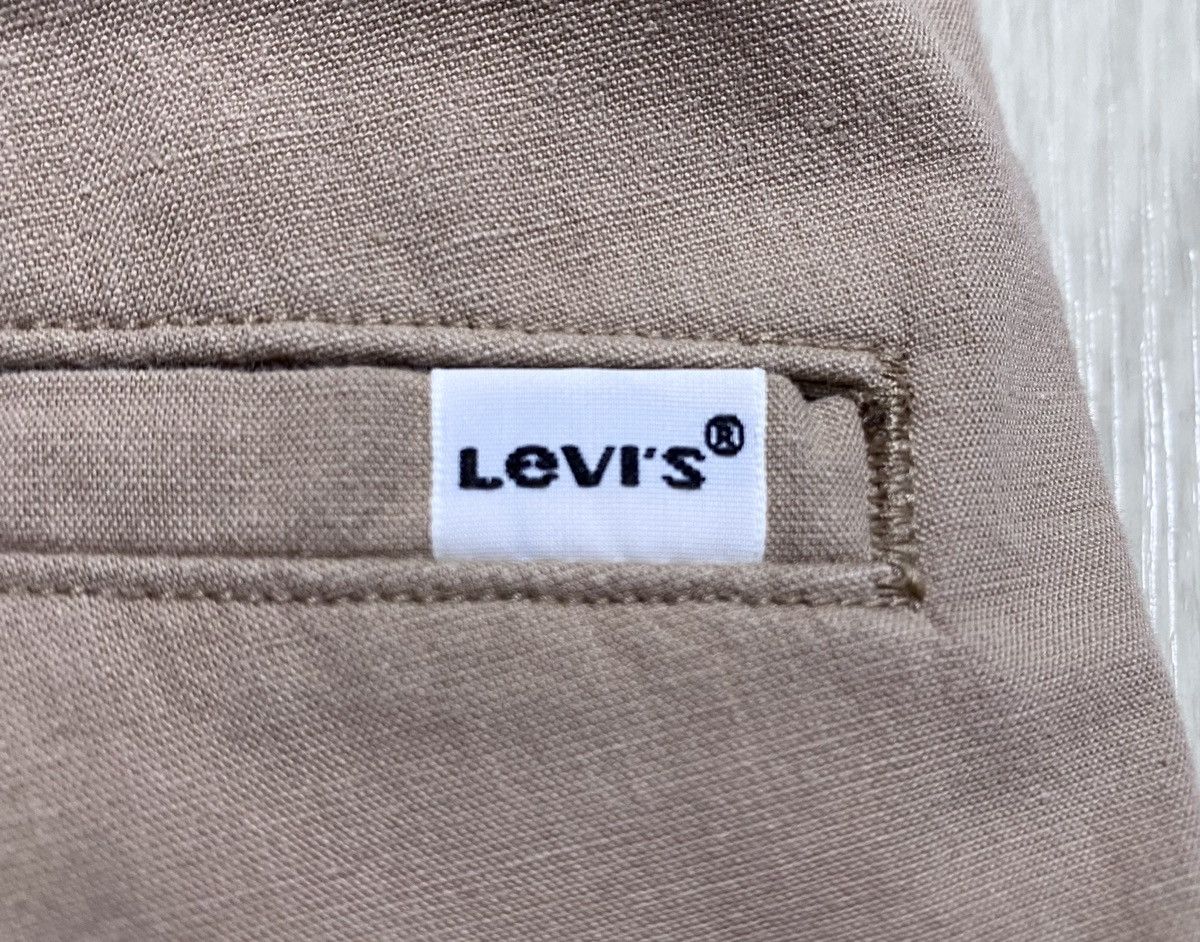 Levi's Vintage Clothing Levi’s Cotton Linen Sand Casual Chino Trousers Pants Size US 31 - 24 Thumbnail