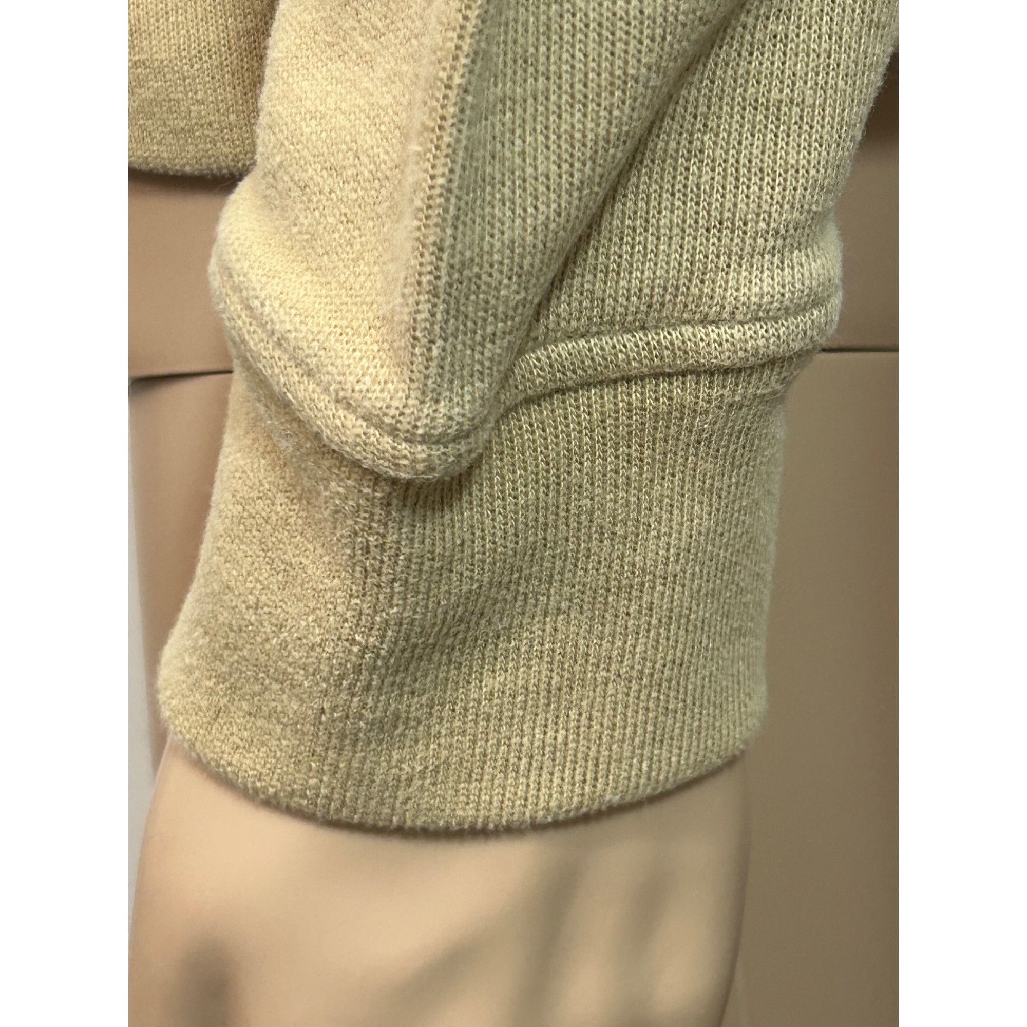 Nautica Nautica Men's Sweater Vtg Tan M 2-Button Cotton Shawl Colla Size US M / EU 48-50 / 2 - 10 Thumbnail