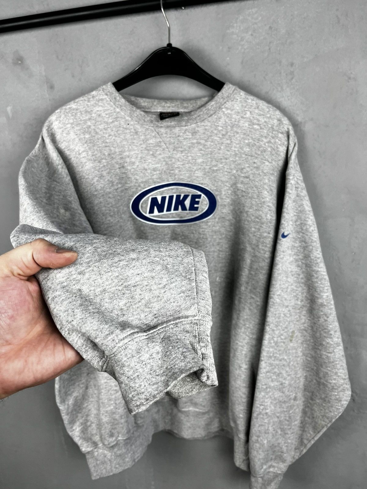 Nike Nike vintage big logo sweatshirt 90s Size US L / EU 52-54 / 3 - 8 Thumbnail