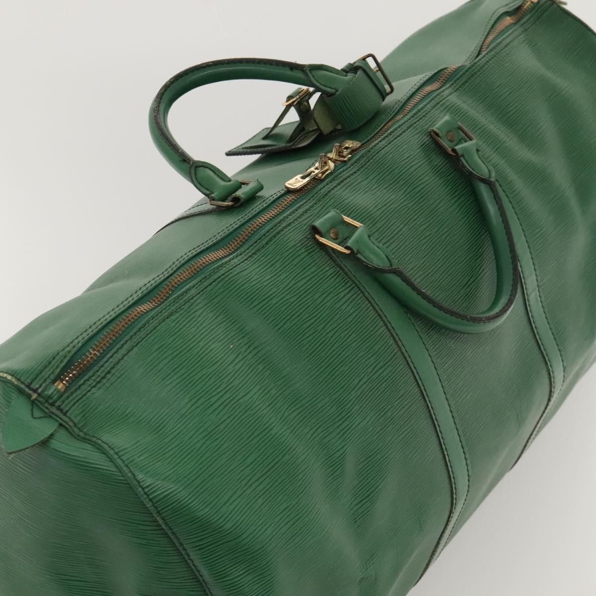 Louis Vuitton LOUIS VUITTON Epi Keepall 60 Boston Bag Green M42944 Size ONE SIZE - 6 Thumbnail