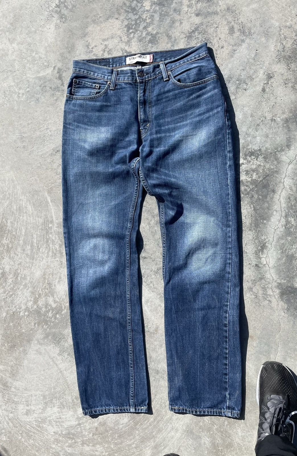 Levi's Vintage Levis 505 Blue Faded Distressed Y2K Jeans Pants Size US 33 - 7 Thumbnail