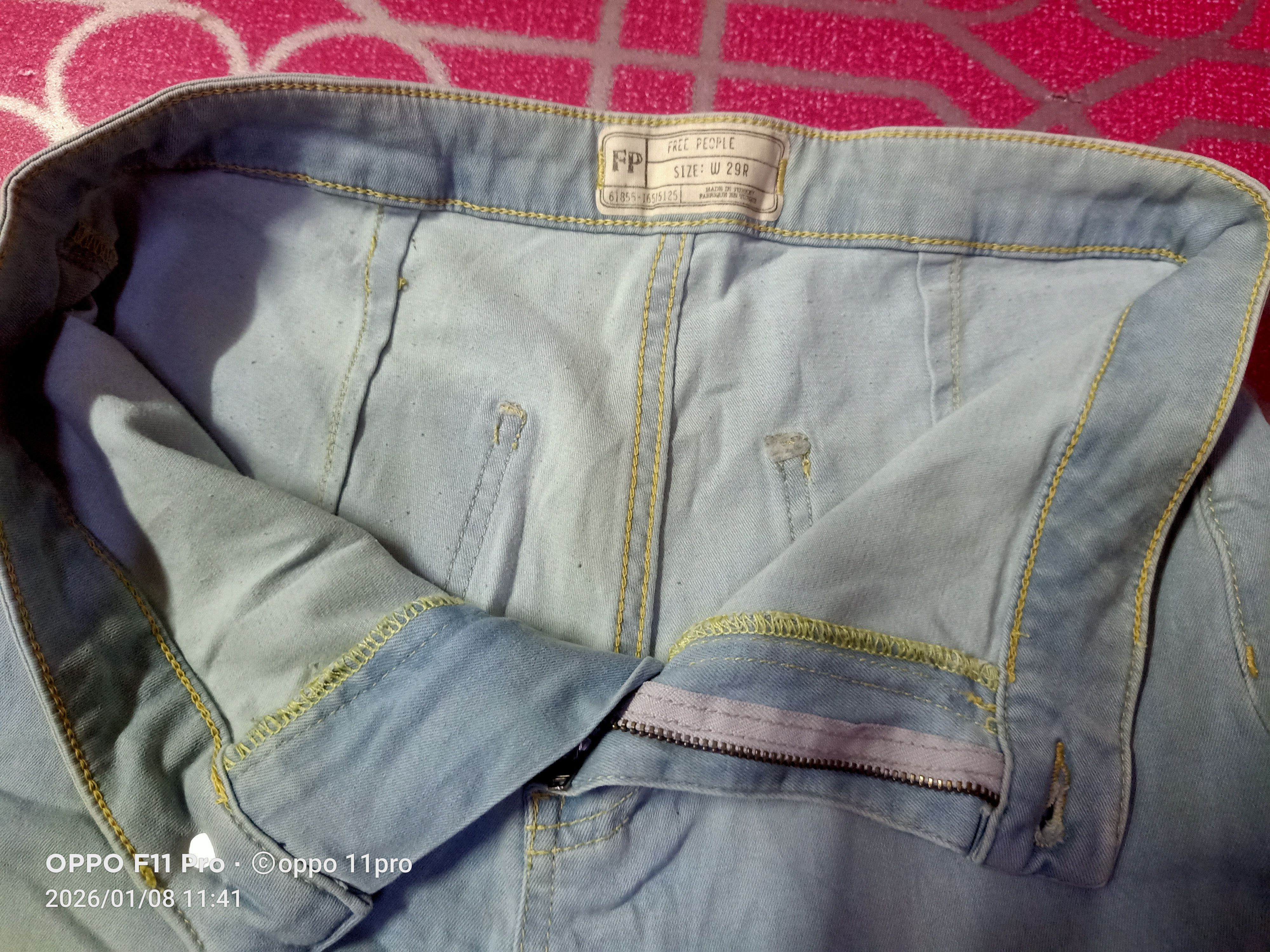 Le Grande Bleu (L.G.B.) 🌟 Free People Big Flare Denim Men 🌟 Size US 29 - 7 Thumbnail