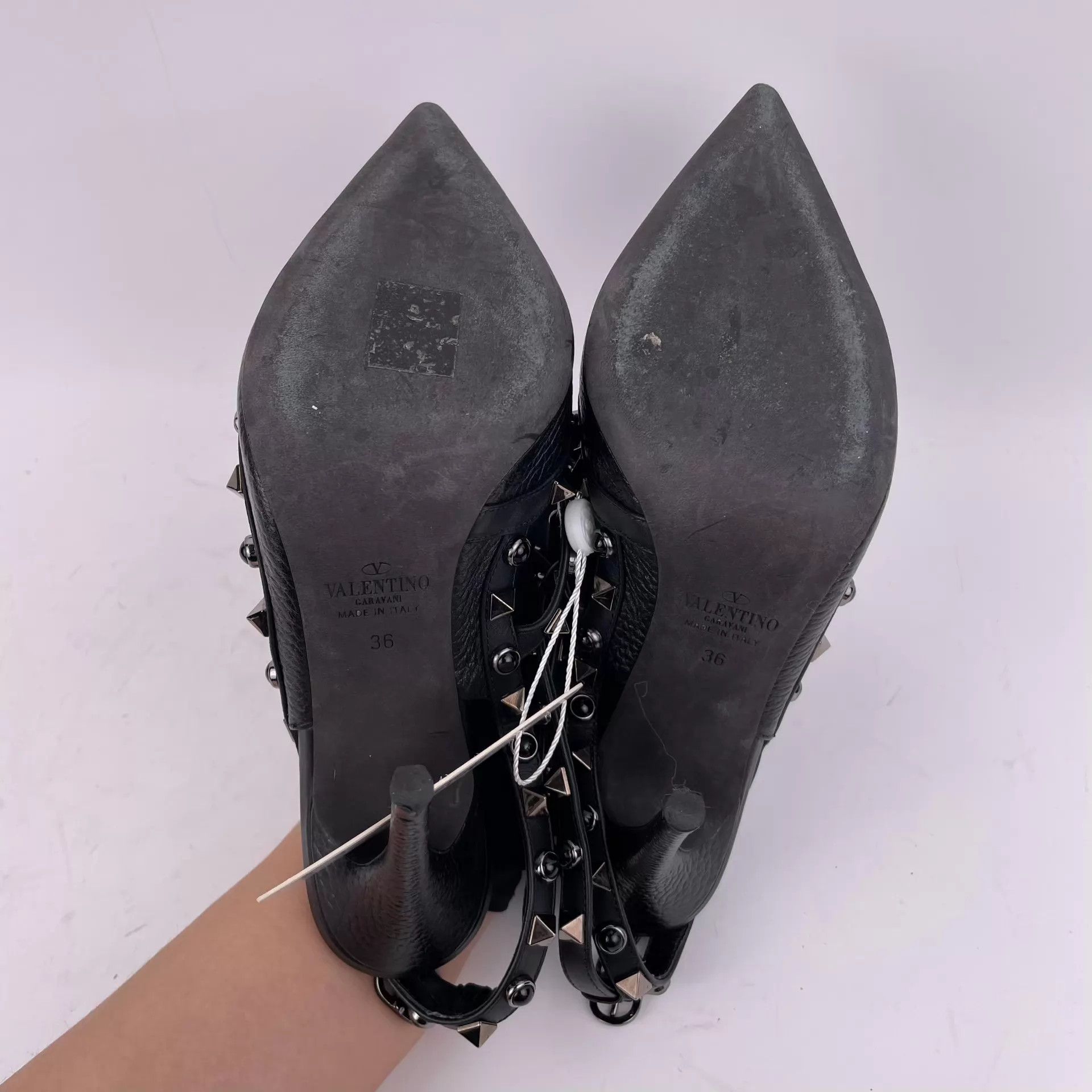 Valentino Valentino Women's Black High Heels 36 Size US 5.5 / IT 35.5 - 5 Thumbnail