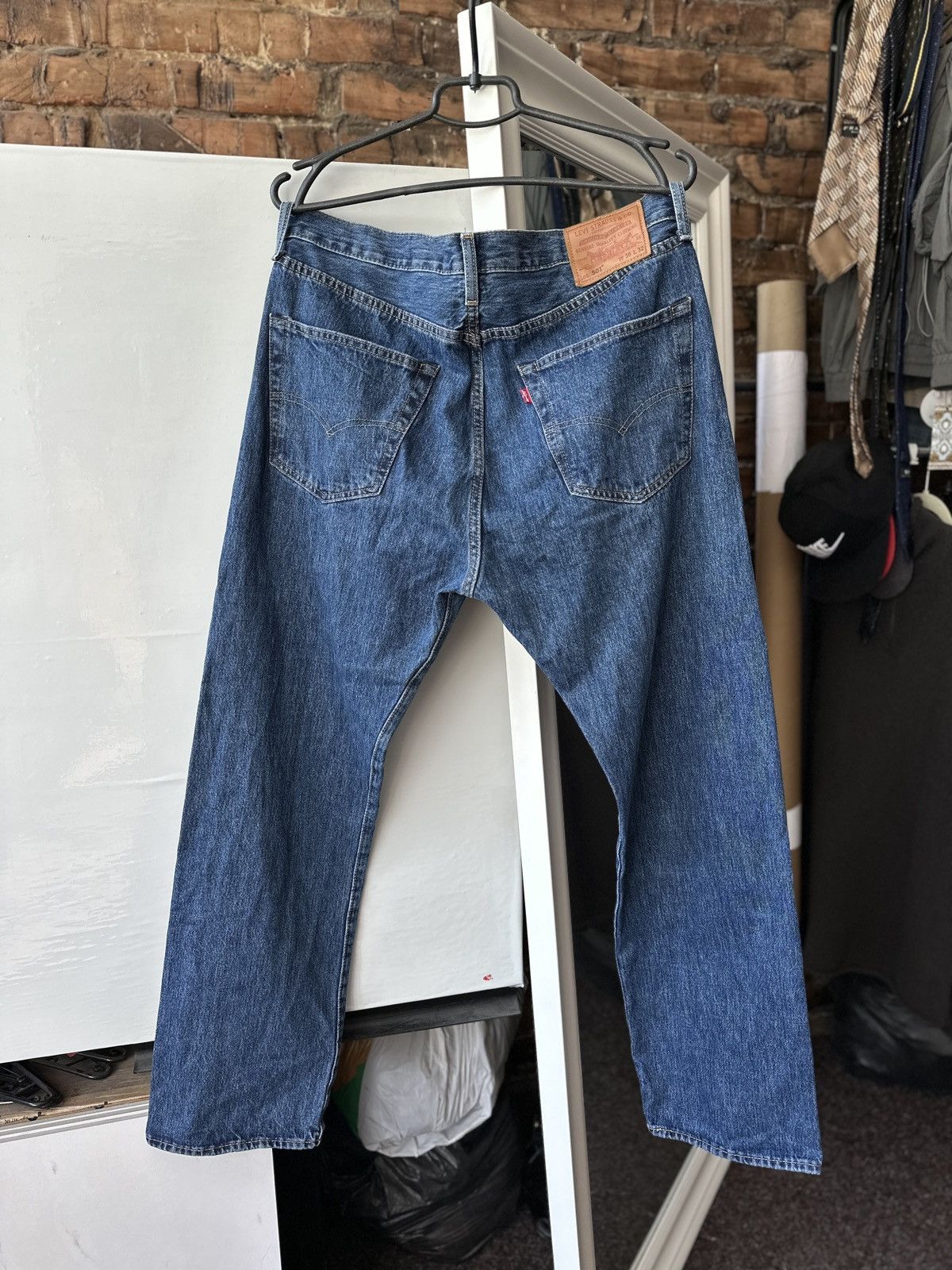 Levi's Men’s Jeans Levi’s 501 Premium Dark Blue Size: 36/32 Size US 36 / EU 52 - 1 Thumbnail