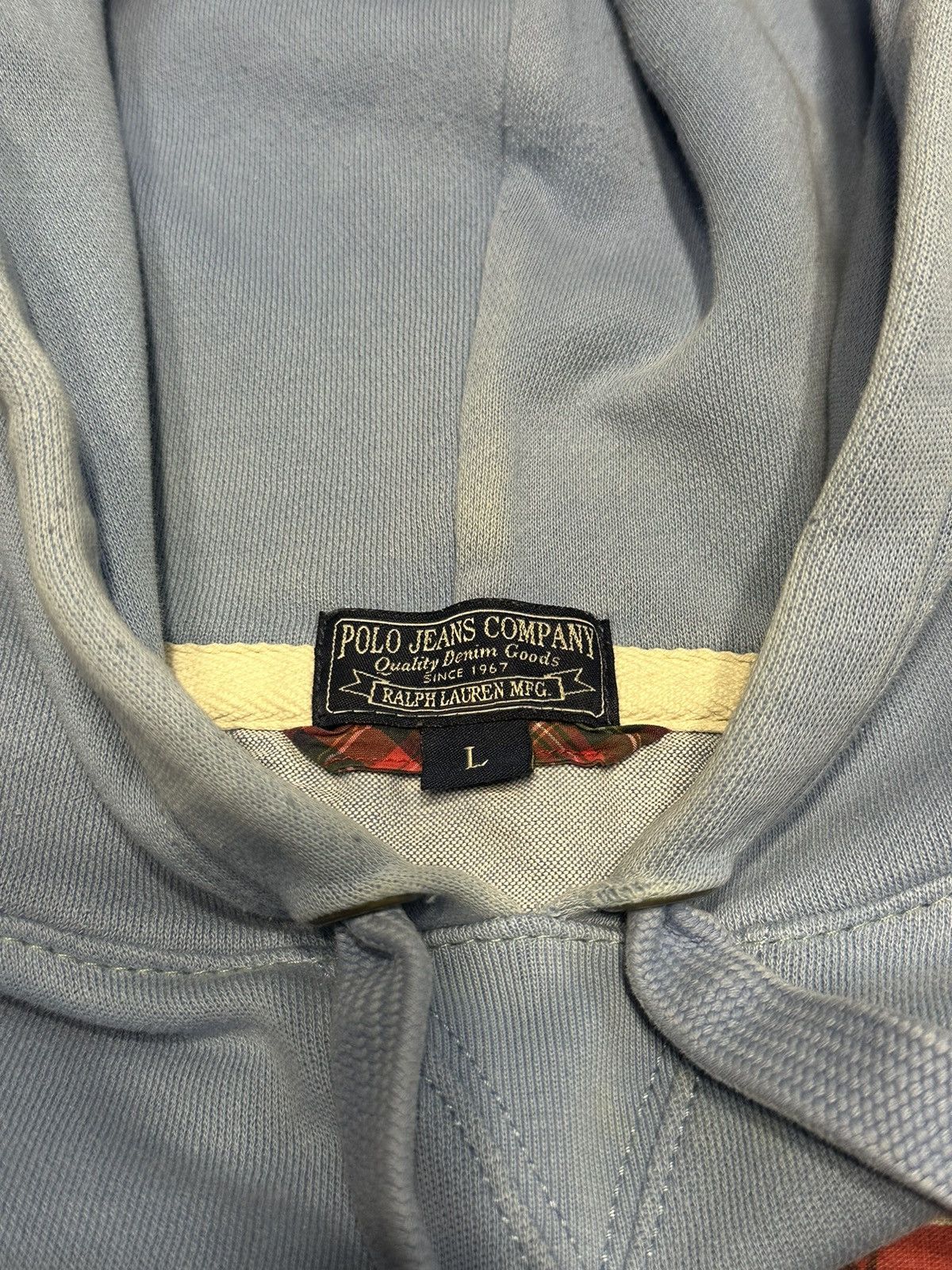 Polo Ralph Lauren × Vintage 🐋 Polo Jeans Company Vintage Hoodie Size US L / EU 52-54 / 3 - 5 Thumbnail