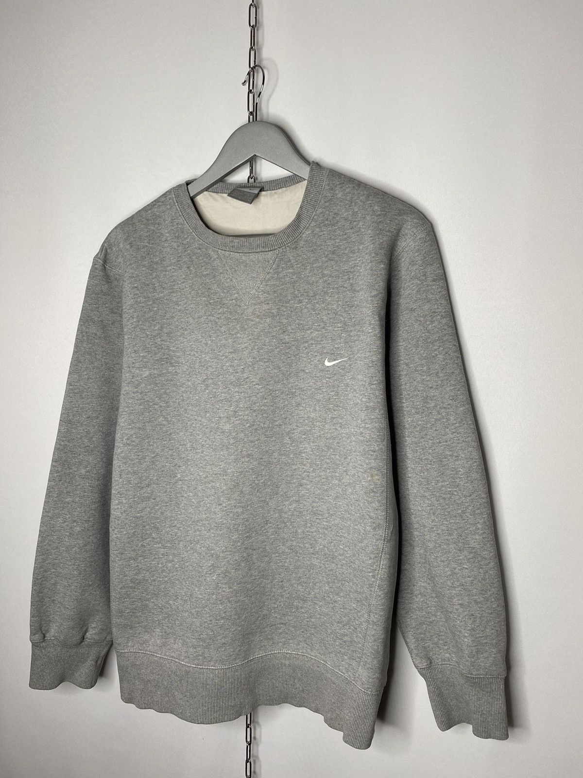 Nike × Vintage 🔥Men’s Vintage Nike Sweatshirt Mini Swoosh Drill Y2K🔥 Size US L / EU 52-54 / 3 - 2 Thumbnail