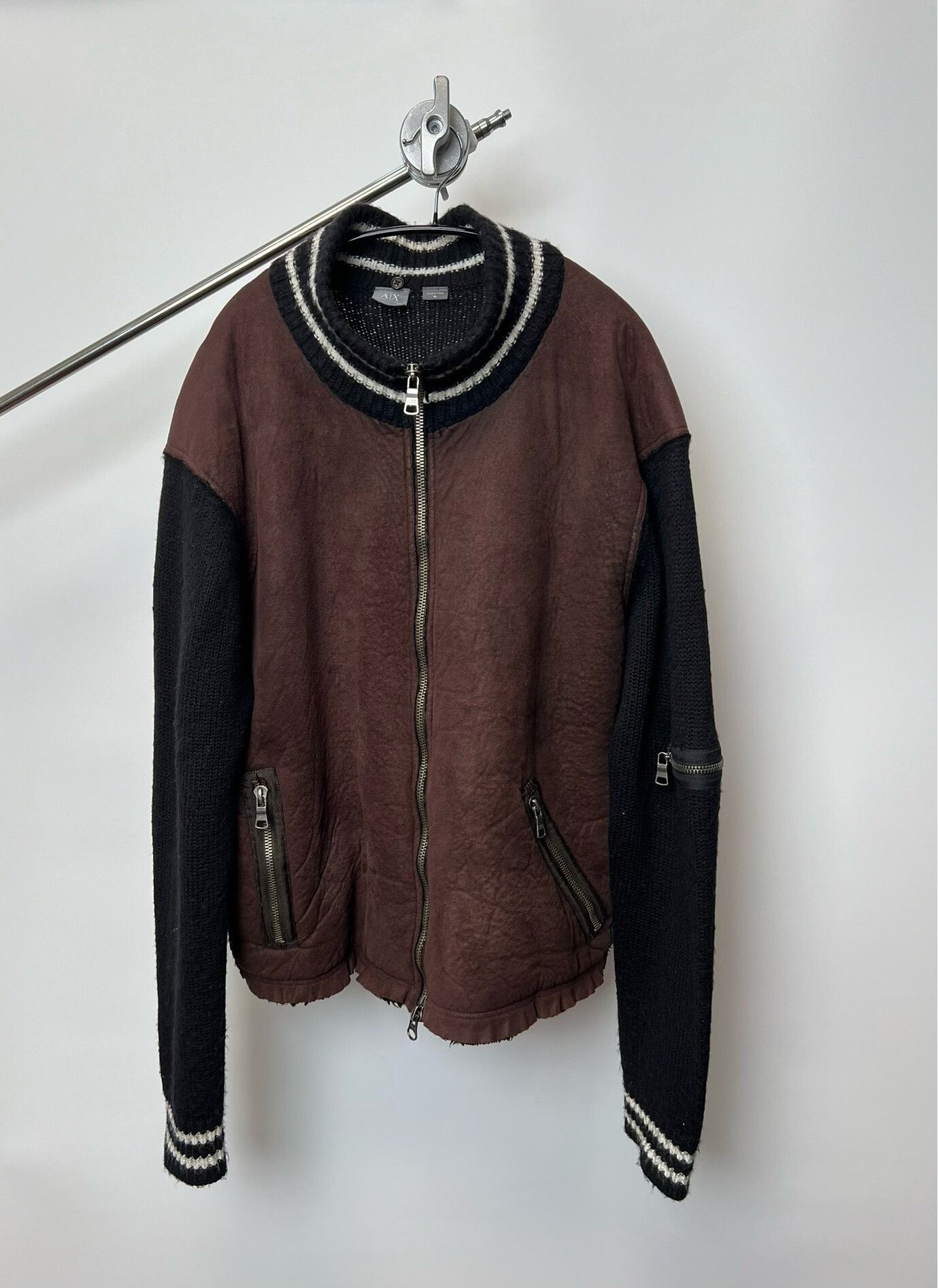 Armani Exchange Armani Exchange Suede Pullover Jacket Size US XL / EU 56 / 4 - 1 Thumbnail