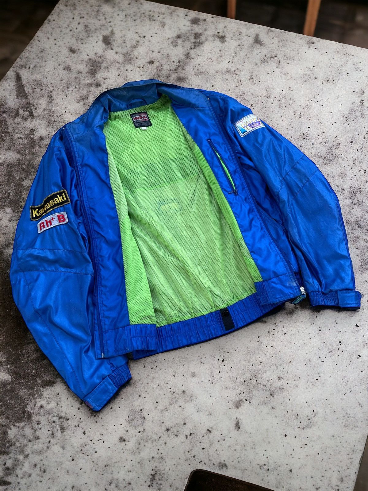 Sports Specialties 🔥Vintage Nankai x Kawasaki Racing Bomber Jacket Size US L / EU 52-54 / 3 - 3 Thumbnail
