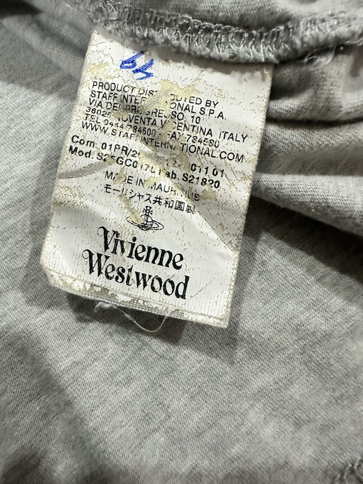 Vivienne Westwood Vivienne Weswood man watch time tee Size US M / EU 48-50 / 2 - 4 Thumbnail