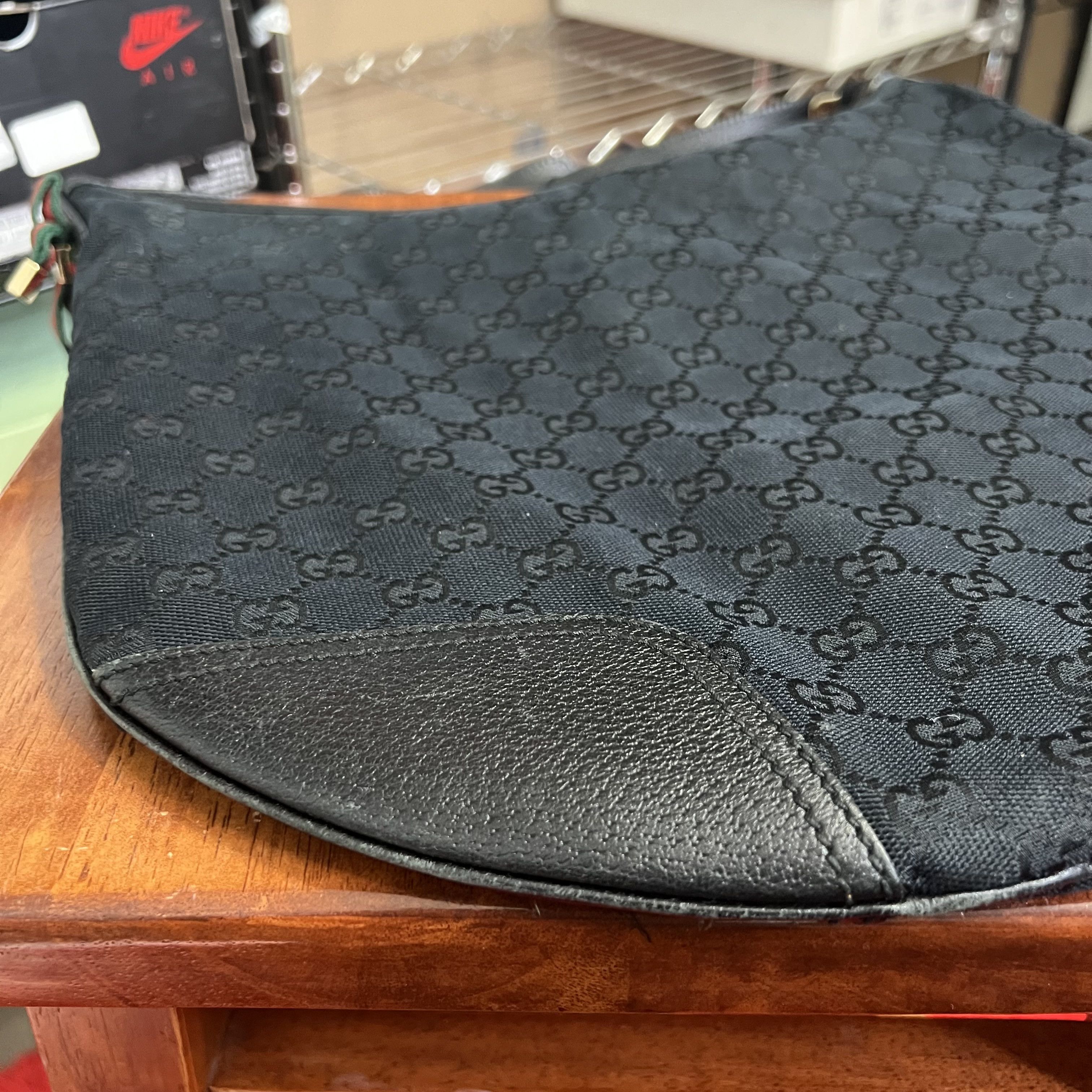 Gucci Gucci Monogram Large Princy Hobo Black Size ONE SIZE - 8 Thumbnail