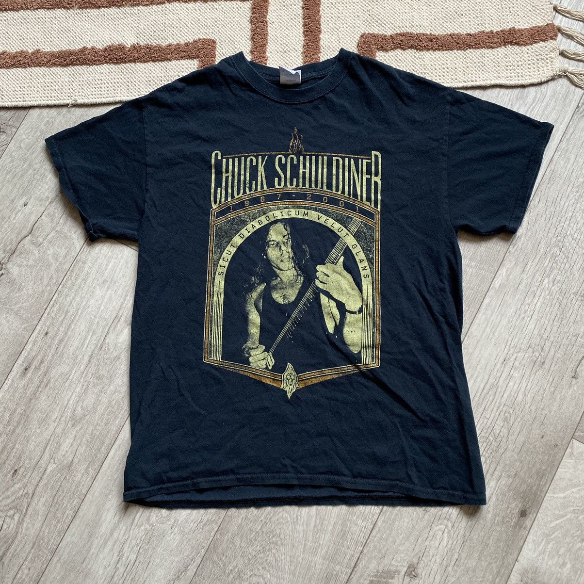 Chuck schuldiner t shirt on sale