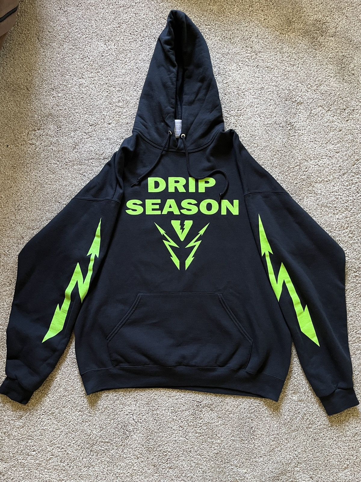 Band Tees GUNNA / Drip Season 3 hoodie, from Astroworld Tour 2018. Size US XL / EU 56 / 4 - 1 Thumbnail