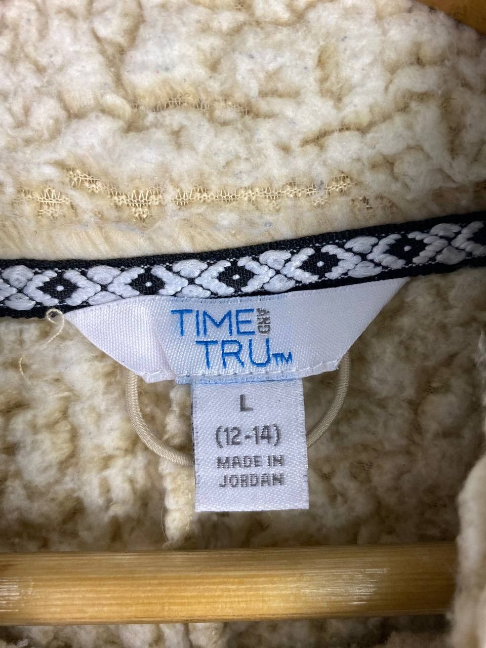 Japanese Brand time and tru half zipper fleece jacket nice design Size US L / EU 52-54 / 3 - 8 Thumbnail