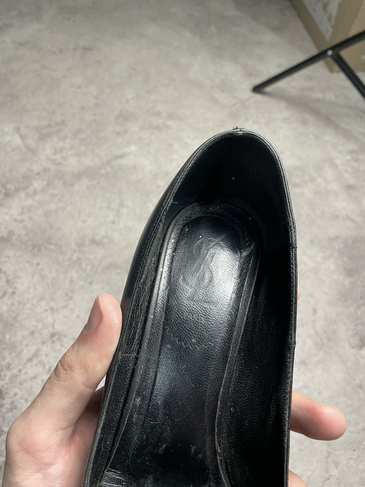 Yves Saint Laurent Yves Saint Laurent Heels 38 Black Size US 8 / IT 38 - 3 Thumbnail
