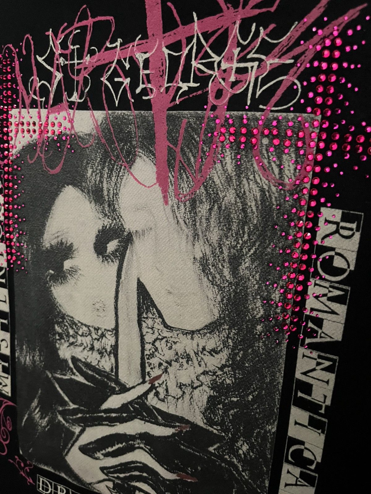 Drain Gang × Sad Boys 1of1Bladee Martyr Tour Rhinestone Crewneck (UPSIDE DOWN TAG) Size US M / EU 48-50 / 2 - 13 Thumbnail