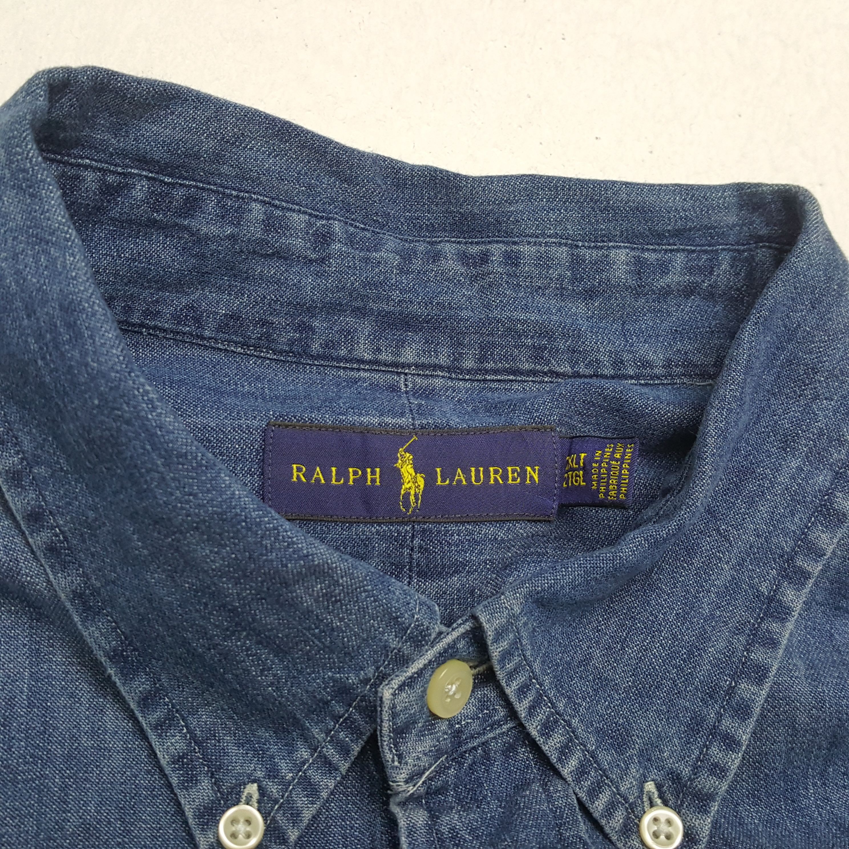 Ralph Lauren × Vintage RALPH LAUREN Fashion Brand Casual Style Shirt Size US XXL / EU 58 / 5 - 9 Thumbnail