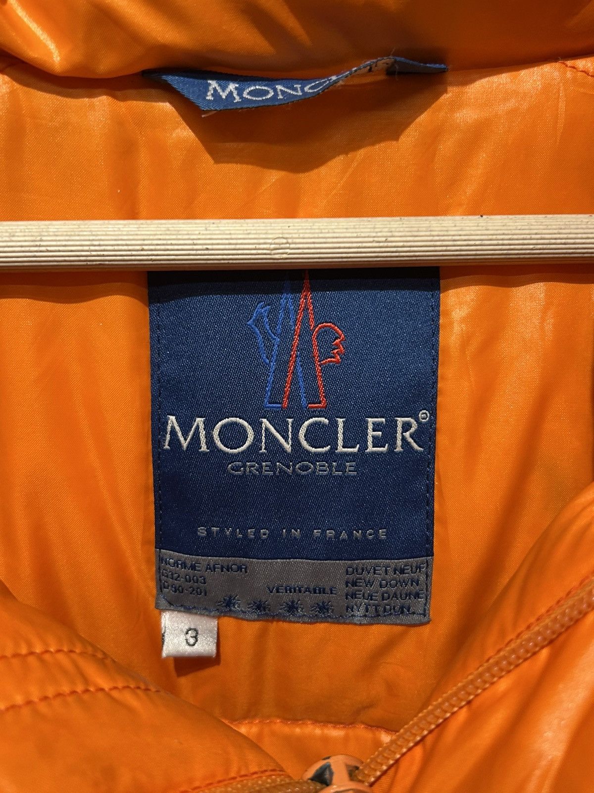 Moncler Grenoble Moncler Grenoble Orange Synthetic Puffer Jacket Size US L / EU 52-54 / 3 - 9 Thumbnail