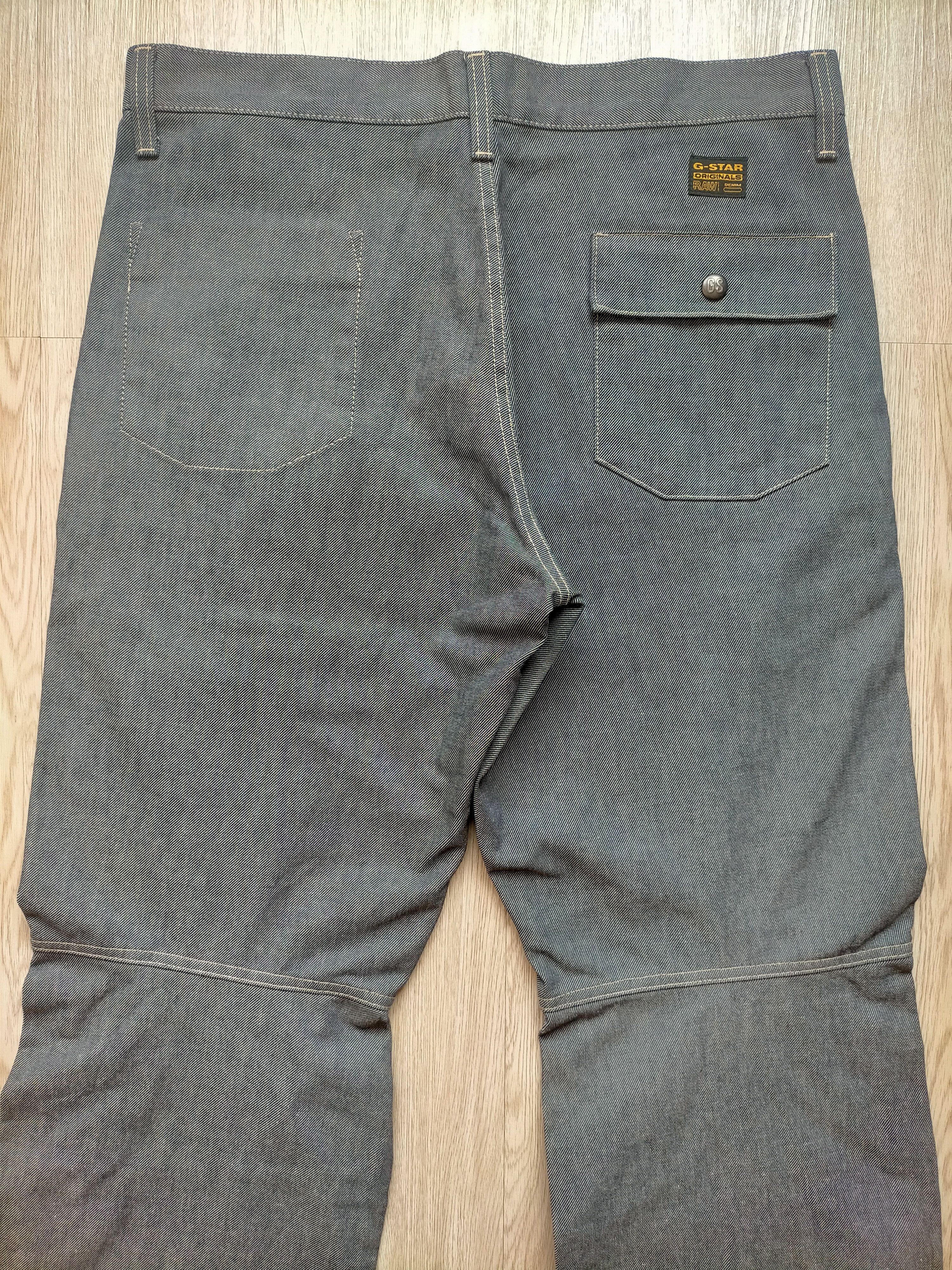 G-Star G-Star Raw Denim Silver Single Pocket Rider Denim Pants Size US 36 / EU 52 - 11 Thumbnail