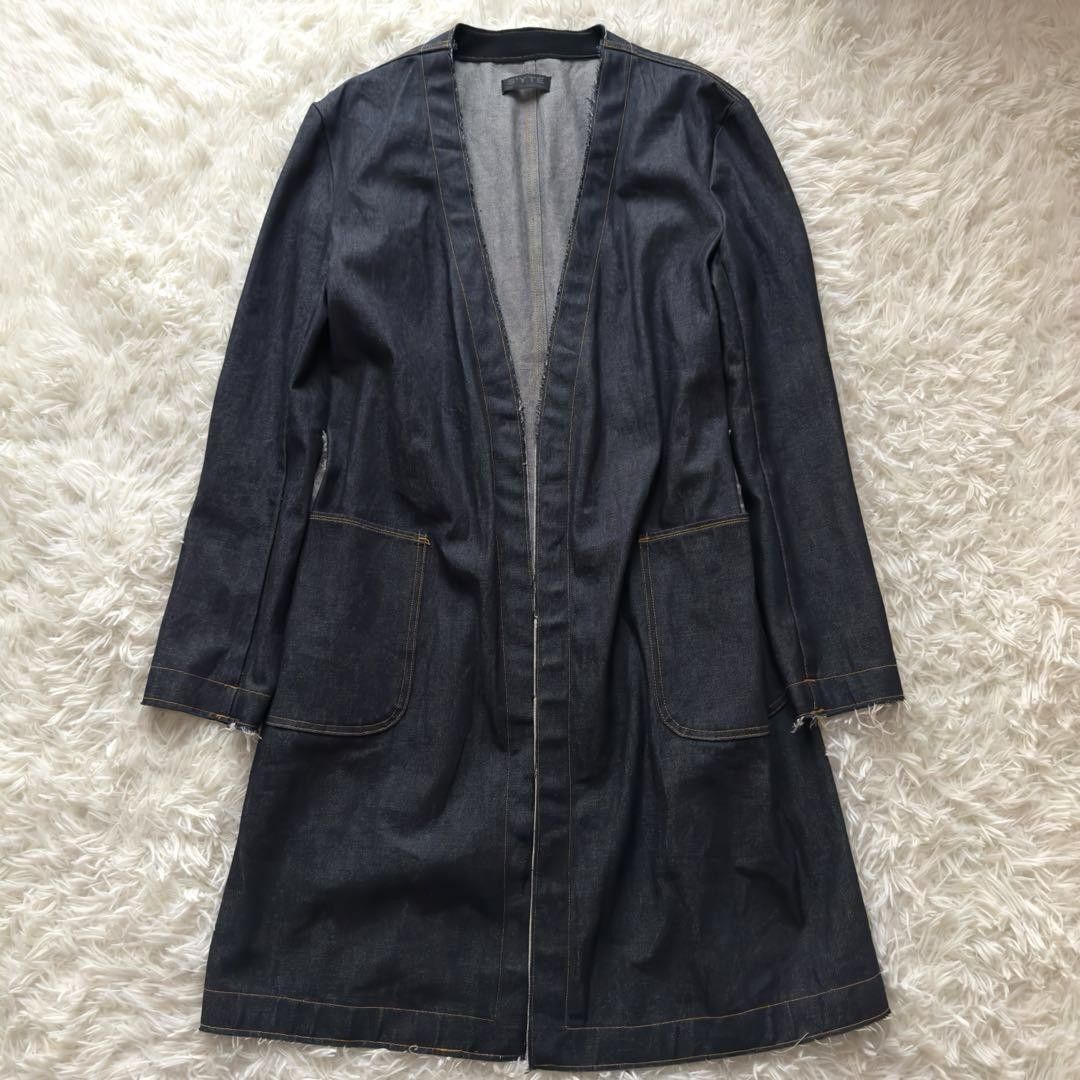 Yohji Yamamoto yohji yamamoto pour homme S'YTE cut-off design denim coat Size US L / EU 52-54 / 3 - 1 Thumbnail