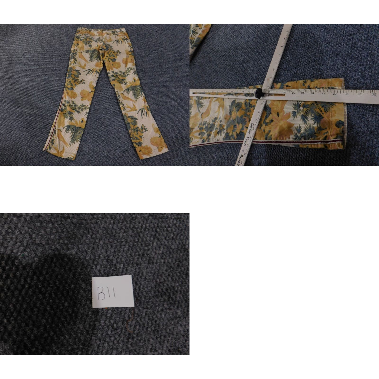 Anthropologie Anthropologie Pants Womens 27 Multicolor Floral Tropical Relaxed Chino Pants Straight Leg Size 27" / US 4 / IT 40 - 8 Thumbnail