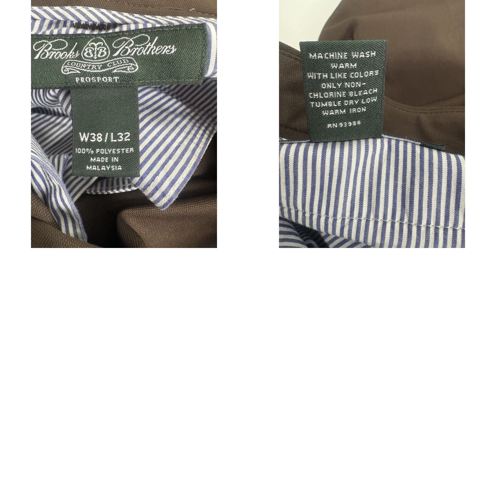 Brooks Brothers Brooks Brothers Brown Pleated Cuffed Dress Pants Men’s Size 38X32 Size US 38 / EU 54 - 8 Thumbnail
